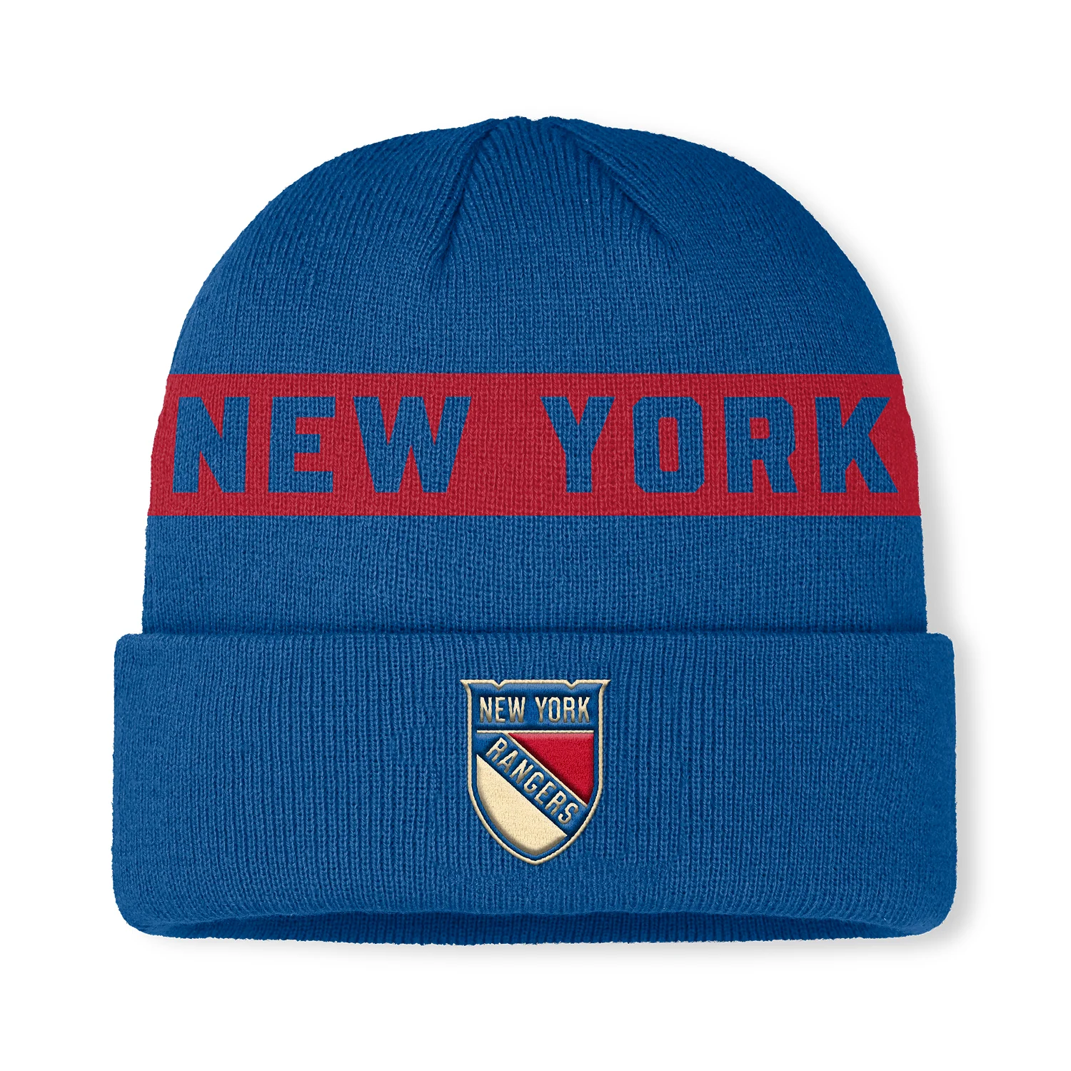 Fanatics Rangers 25-26 Centennial Authentic Pro Rink Cuffed Beanie