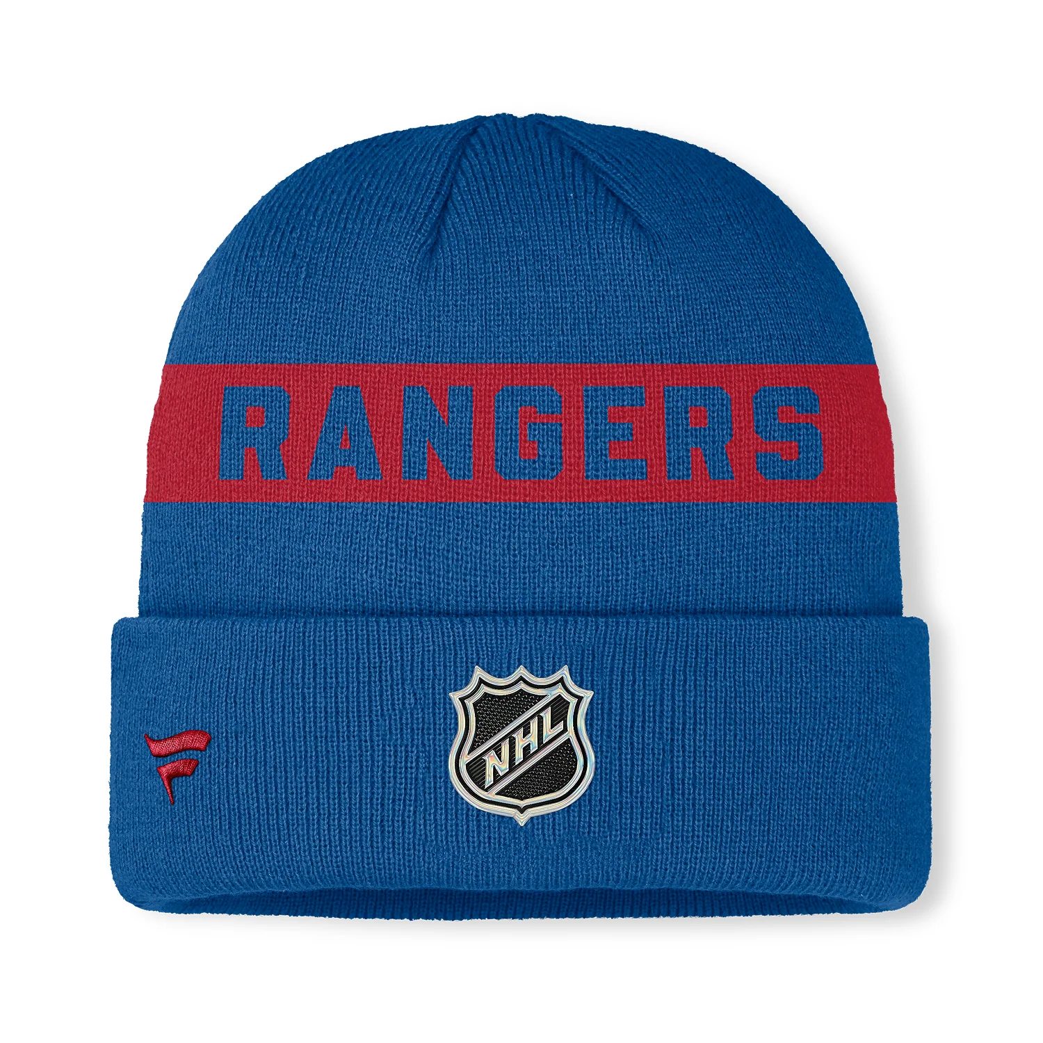 Fanatics Rangers 25-26 Centennial Authentic Pro Rink Cuffed Beanie - Image 2