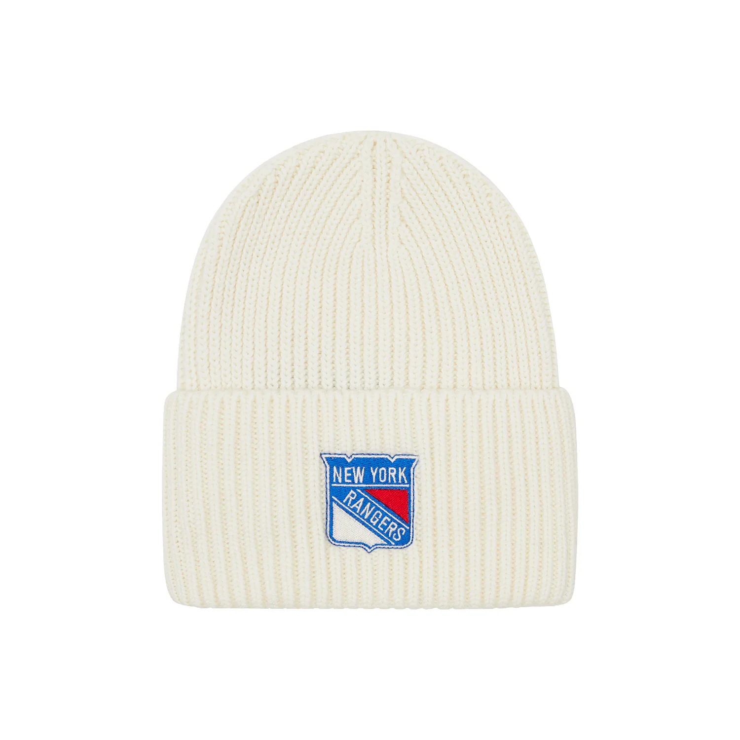 NYON x Rangers Motto Off White Chunky Beanie - Image 2