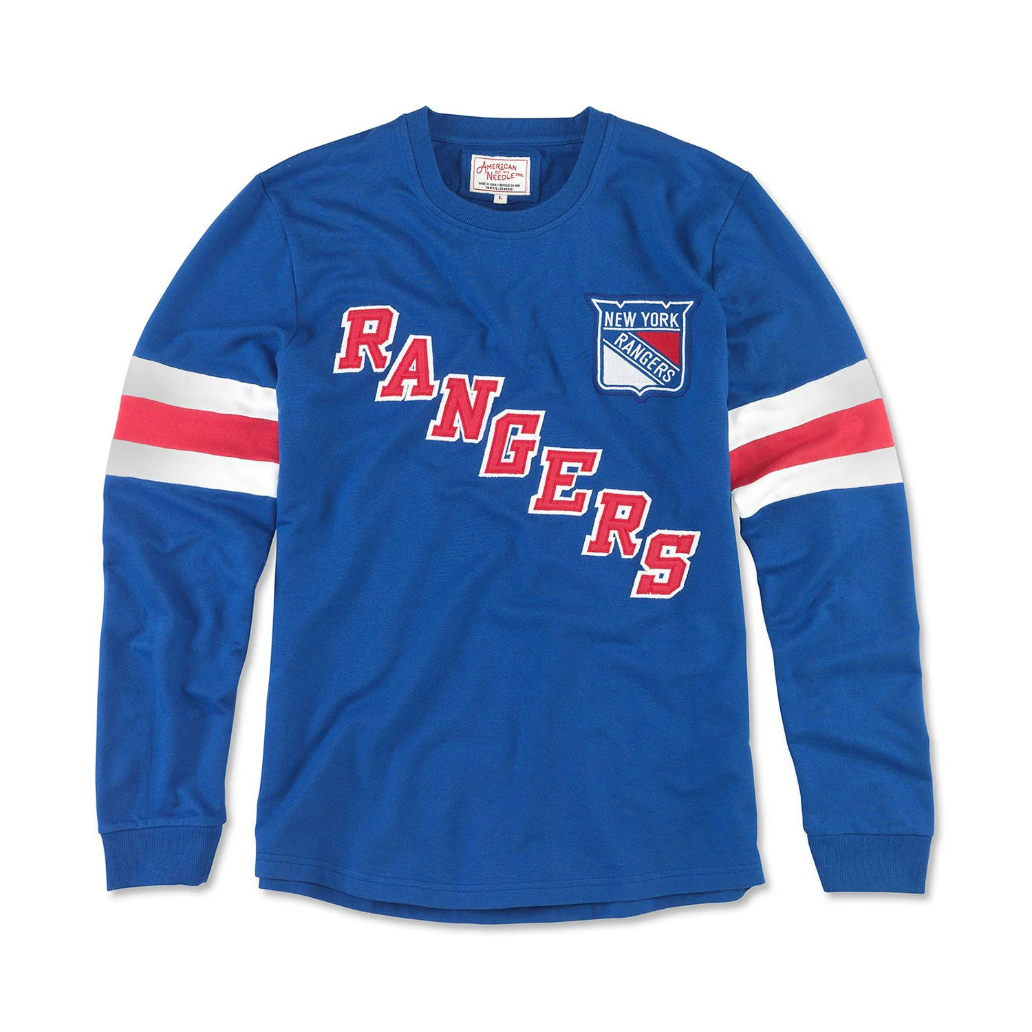 American Needle Rangers Sudbury Longsleeve Crew
