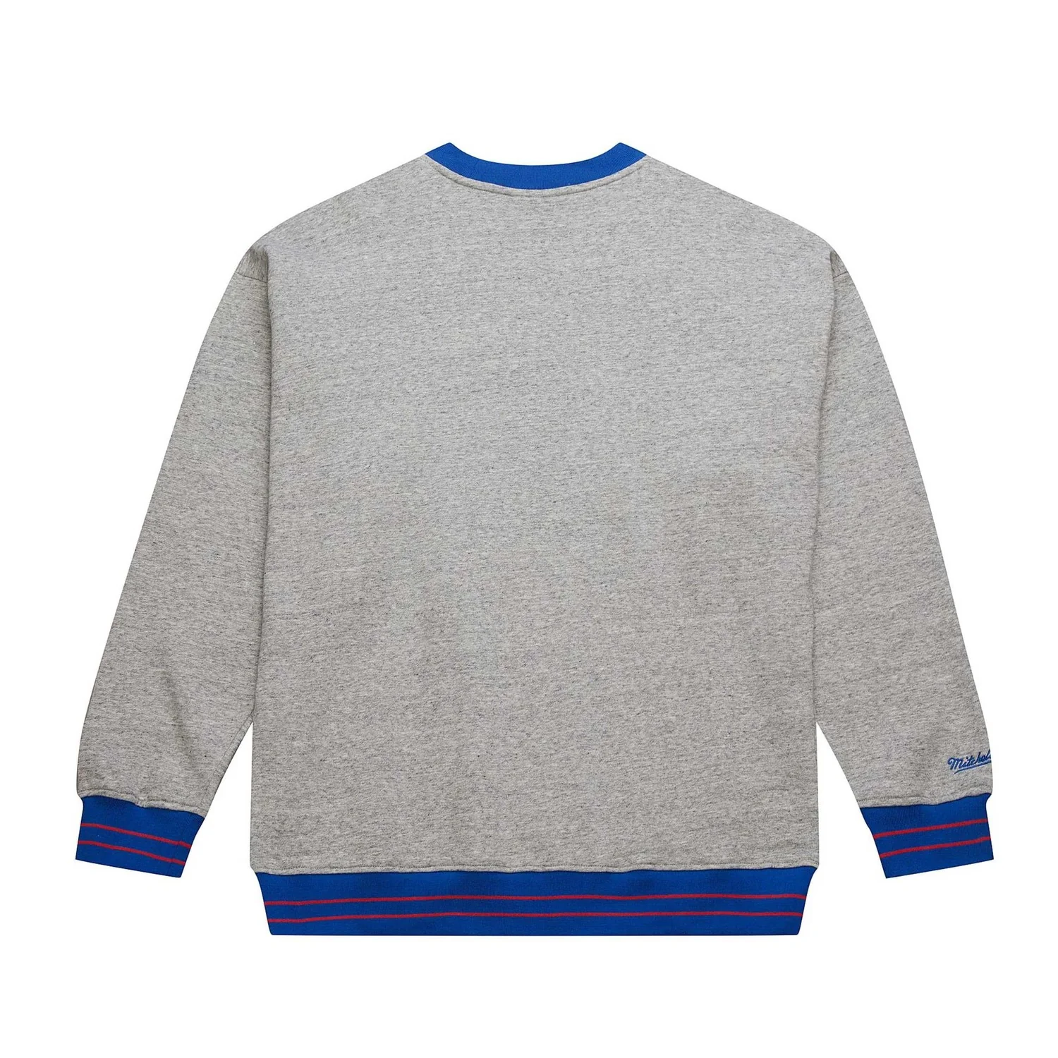Mitchell & Ness Rangers Full Shield Satin Fleece Crew - Image 2