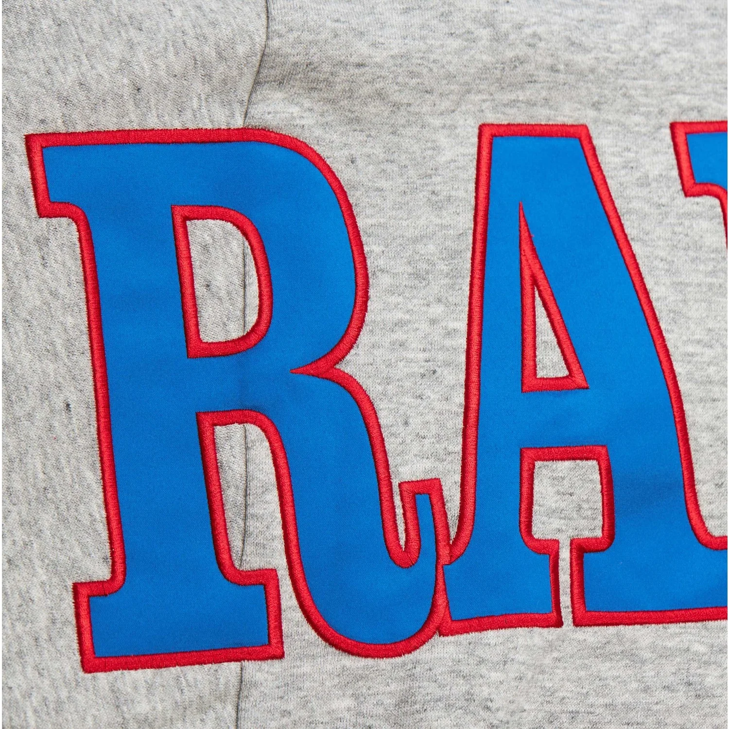 Mitchell & Ness Rangers Full Shield Satin Fleece Crew - Image 4