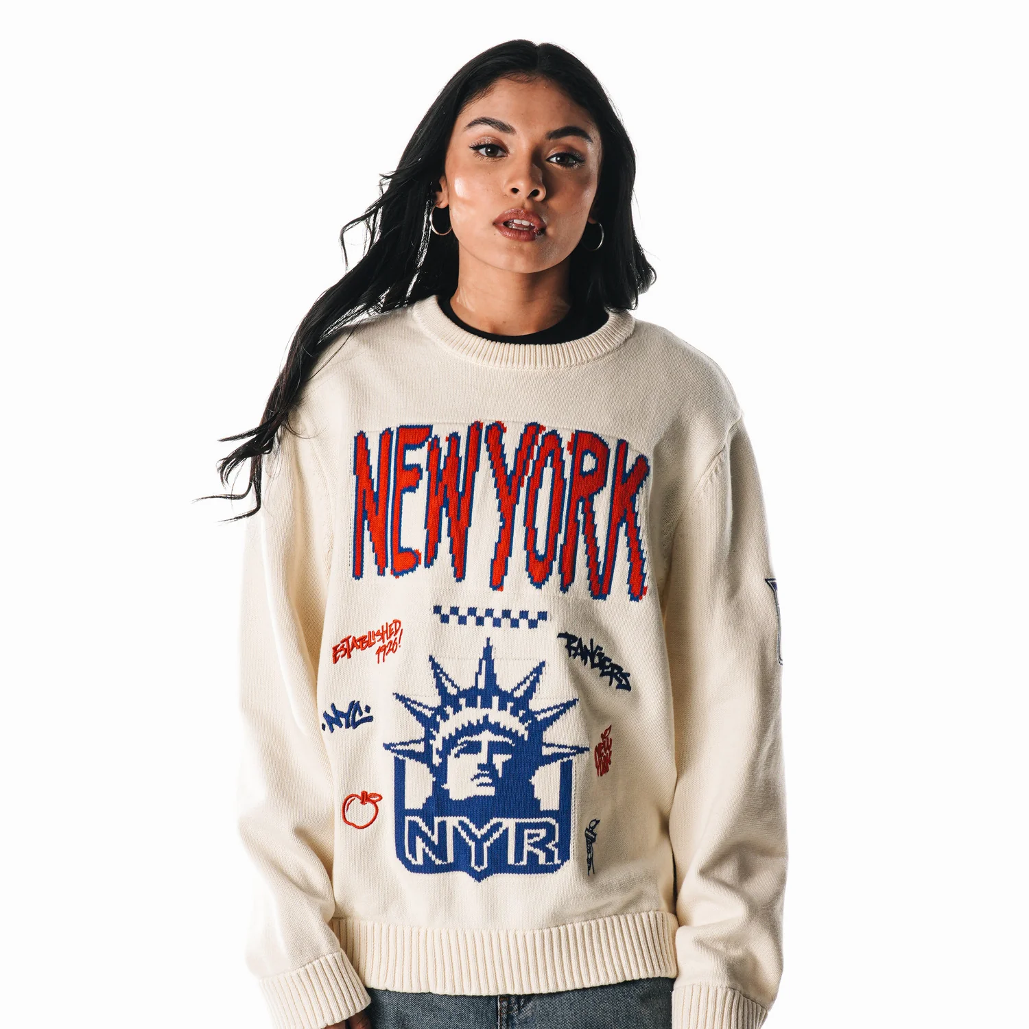 Wild Collective Rangers Jacquard Crew Sweater