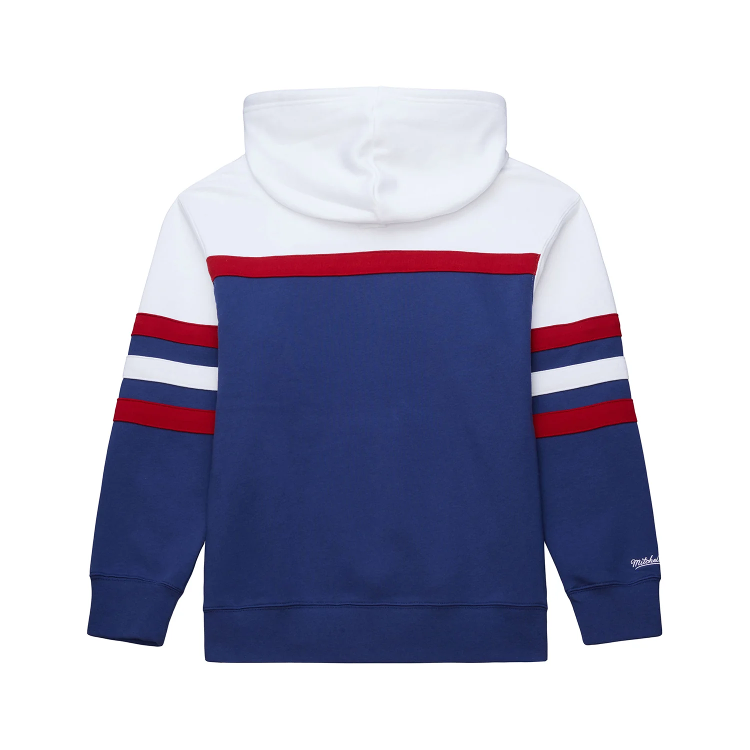 Mitchell & Ness Rangers Navy/White Head Coach Hoodie - Image 2