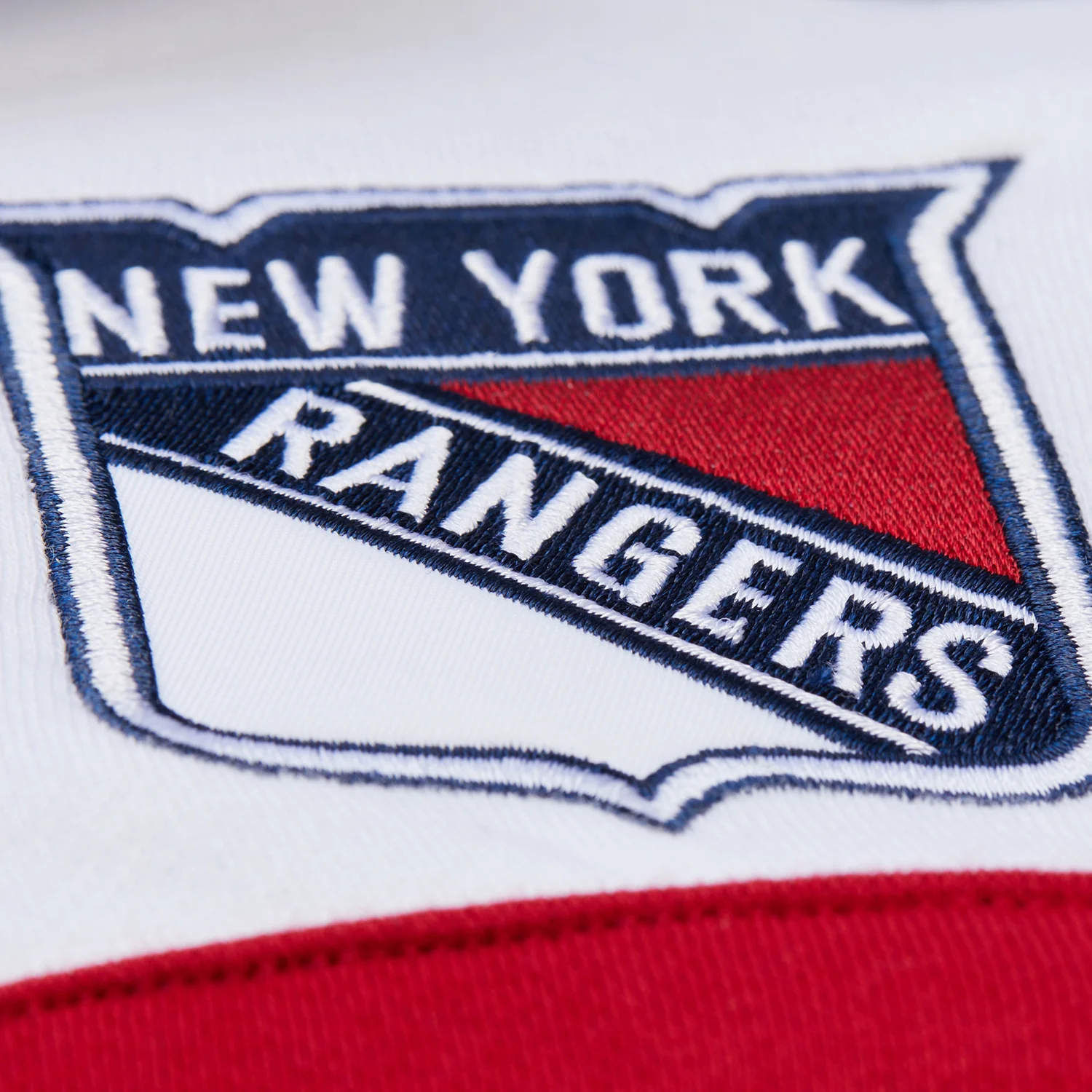 Mitchell & Ness Rangers Navy/White Head Coach Hoodie - Image 4