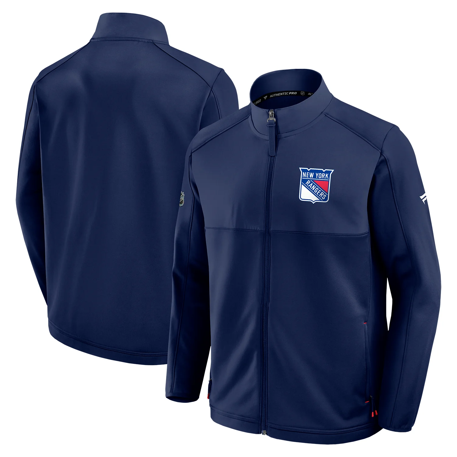Fanatics Rangers 25-26 Authentic Pro Rink Full Zip Fleece Jacket - Image 3