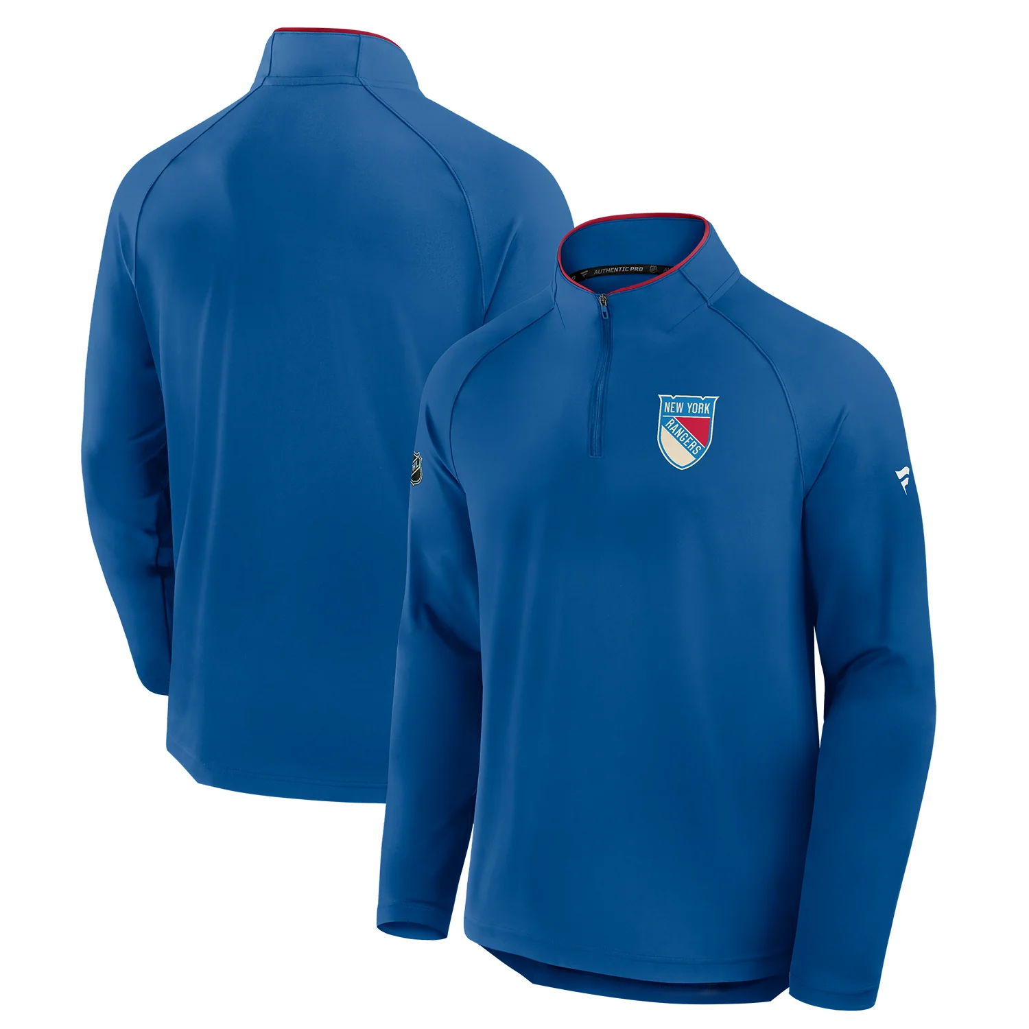 Fanatics Rangers 25-26 Centennial Authentic Pro Rink Training Quarter Zip - Image 3