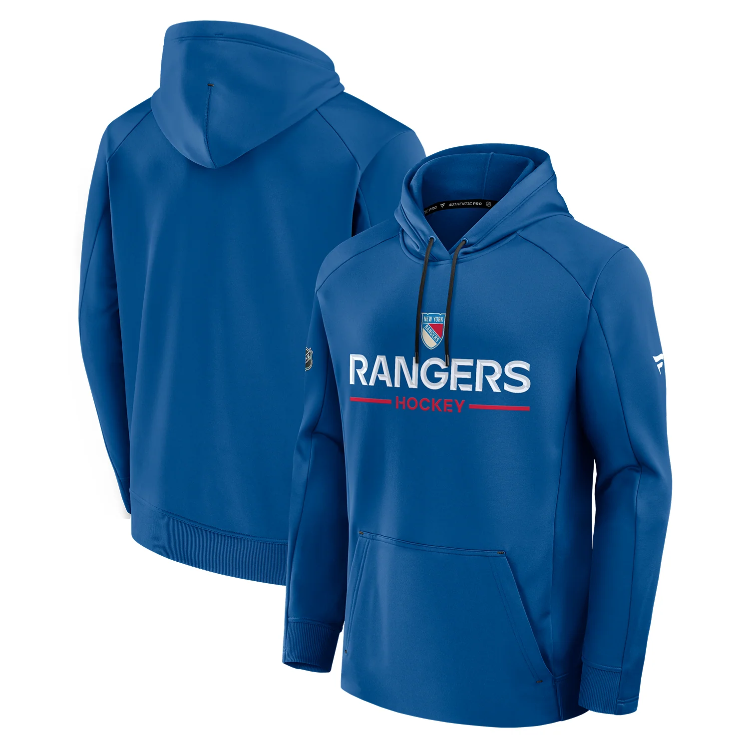 Fanatics Rangers 25-26 Centennial Authentic Pro Rink Poly Hoodie - Image 3