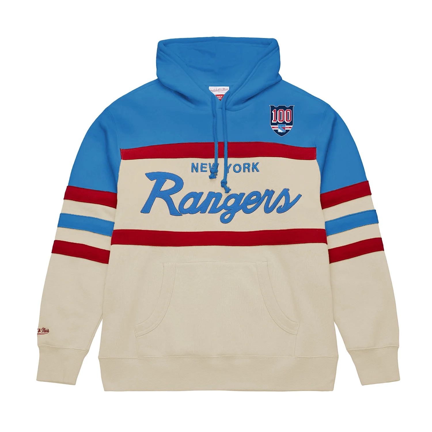 Mitchell & Ness Rangers Centennial Head Coach Hoodie