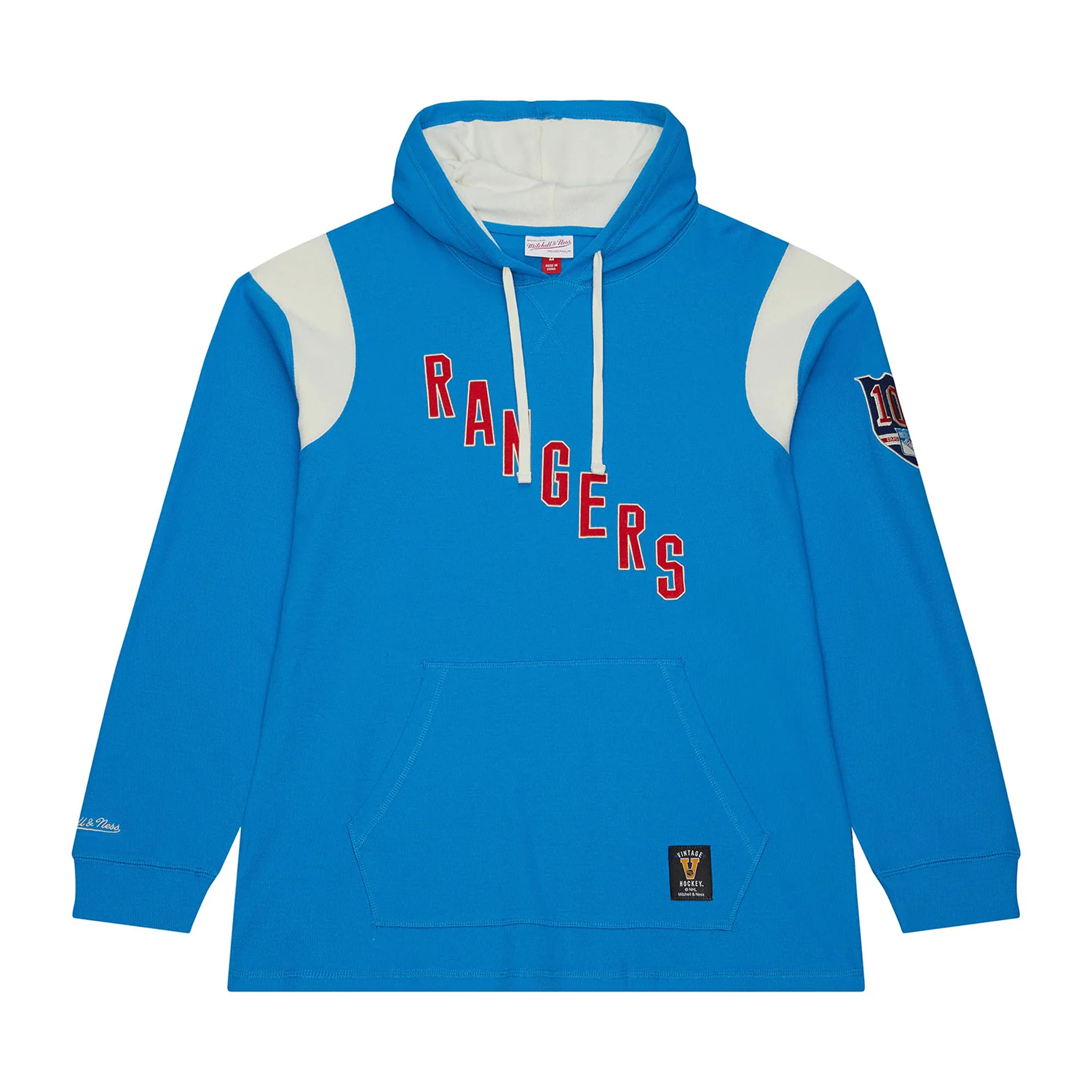 Mitchell & Ness Rangers Centennial Lightweight Thermal Hoodie
