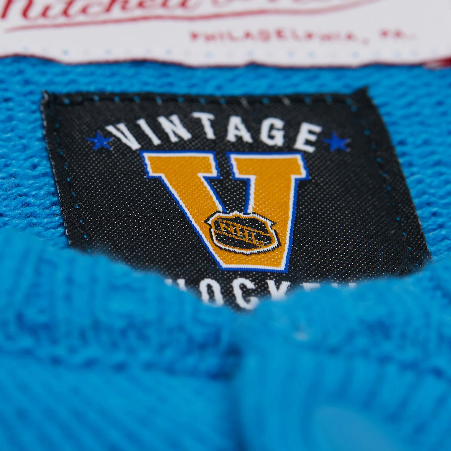 Mitchell & Ness Rangers Centennial Striped Cardigan Sweater - Image 5