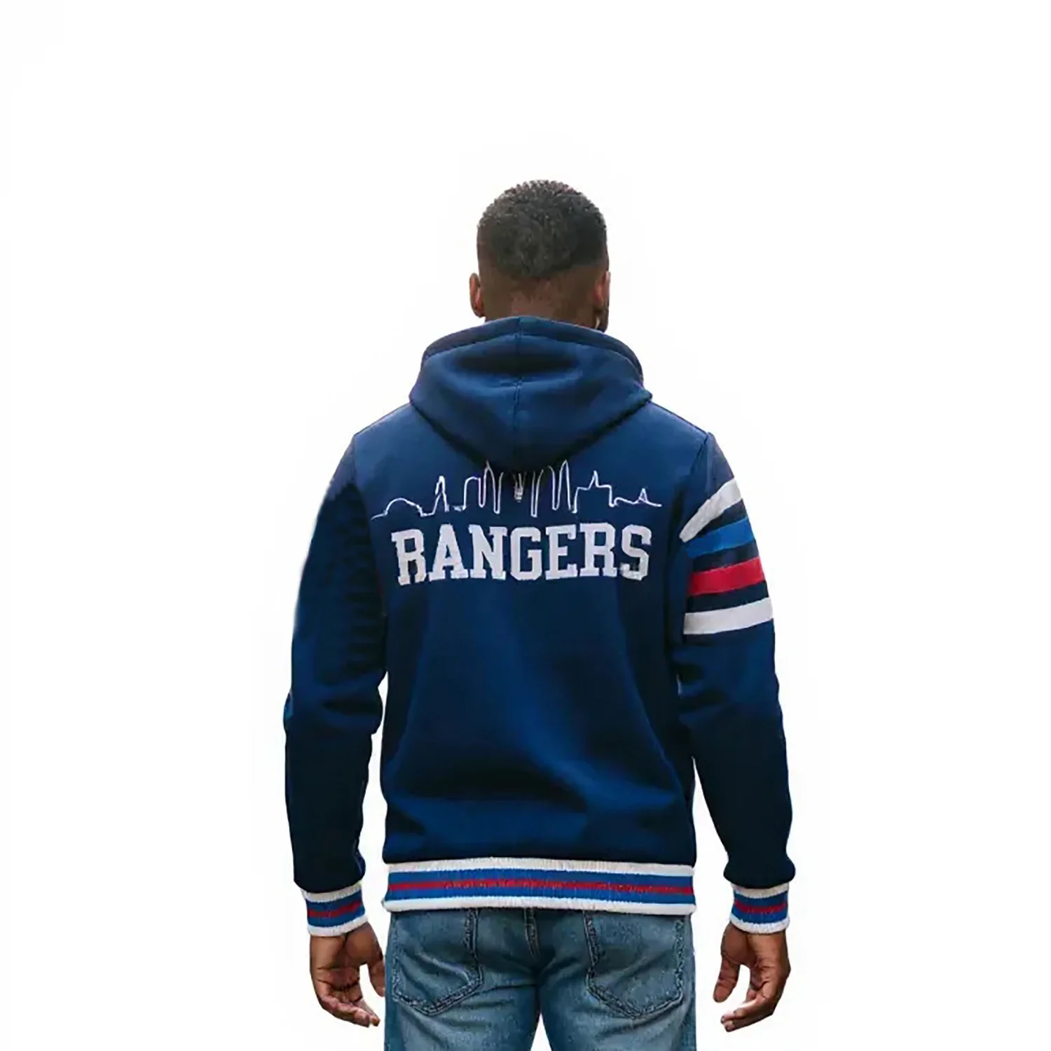 Wild Collective Rangers Hooded Jacquard Full Zip Sweater - Image 2