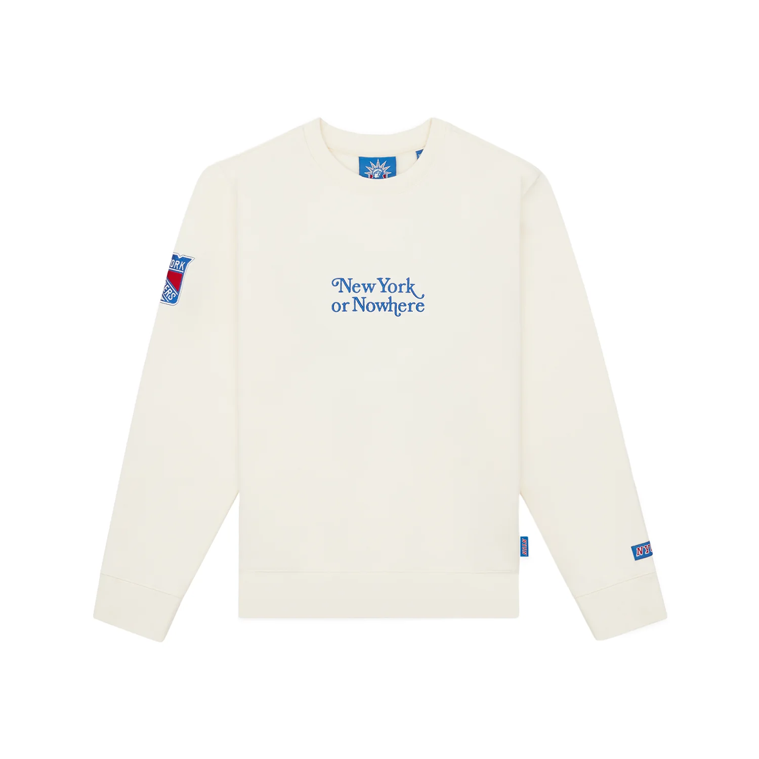 NYON x Rangers Off White Motto Crew