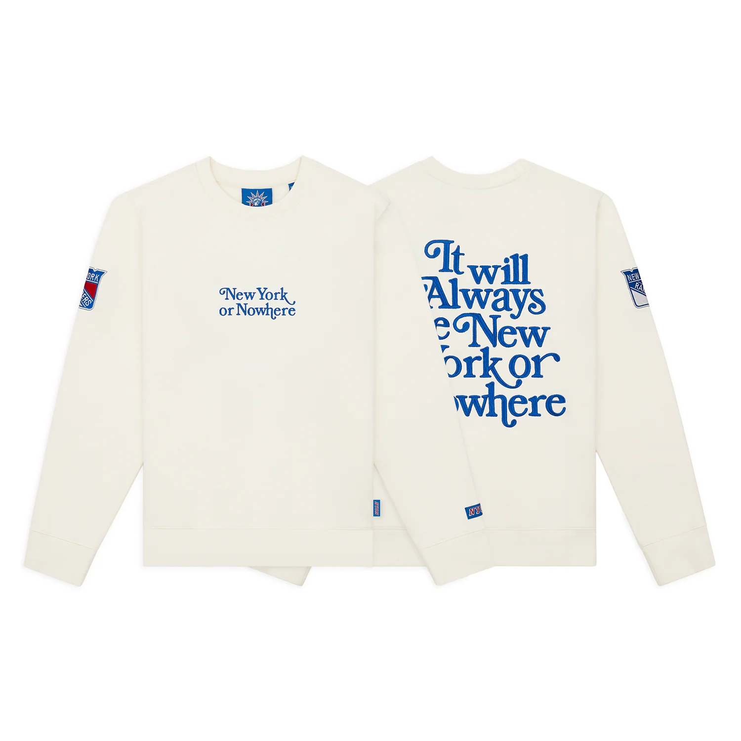 NYON x Rangers Off White Motto Crew - Image 3