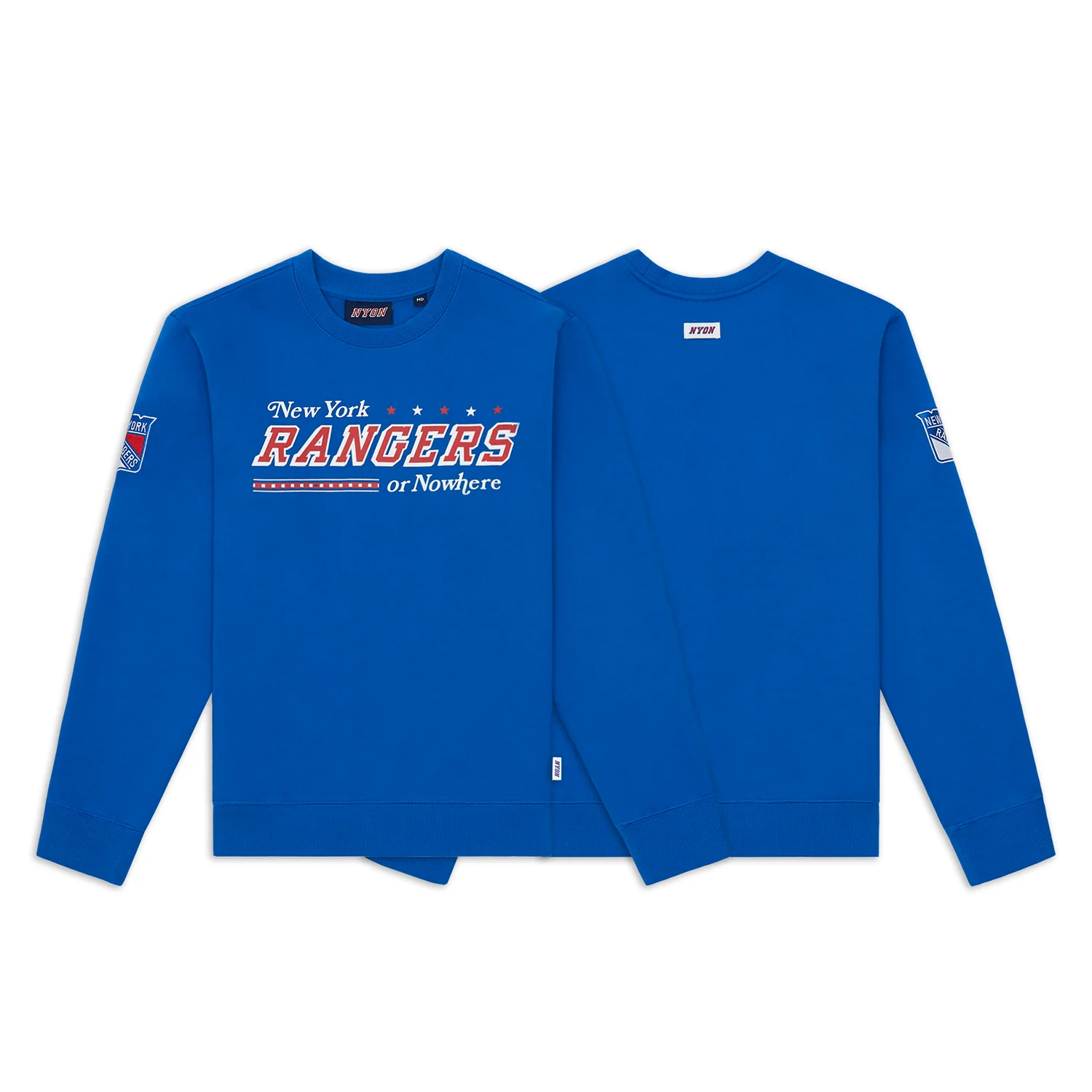 NYON x Rangers Royal Slapshot Crewneck - Image 3