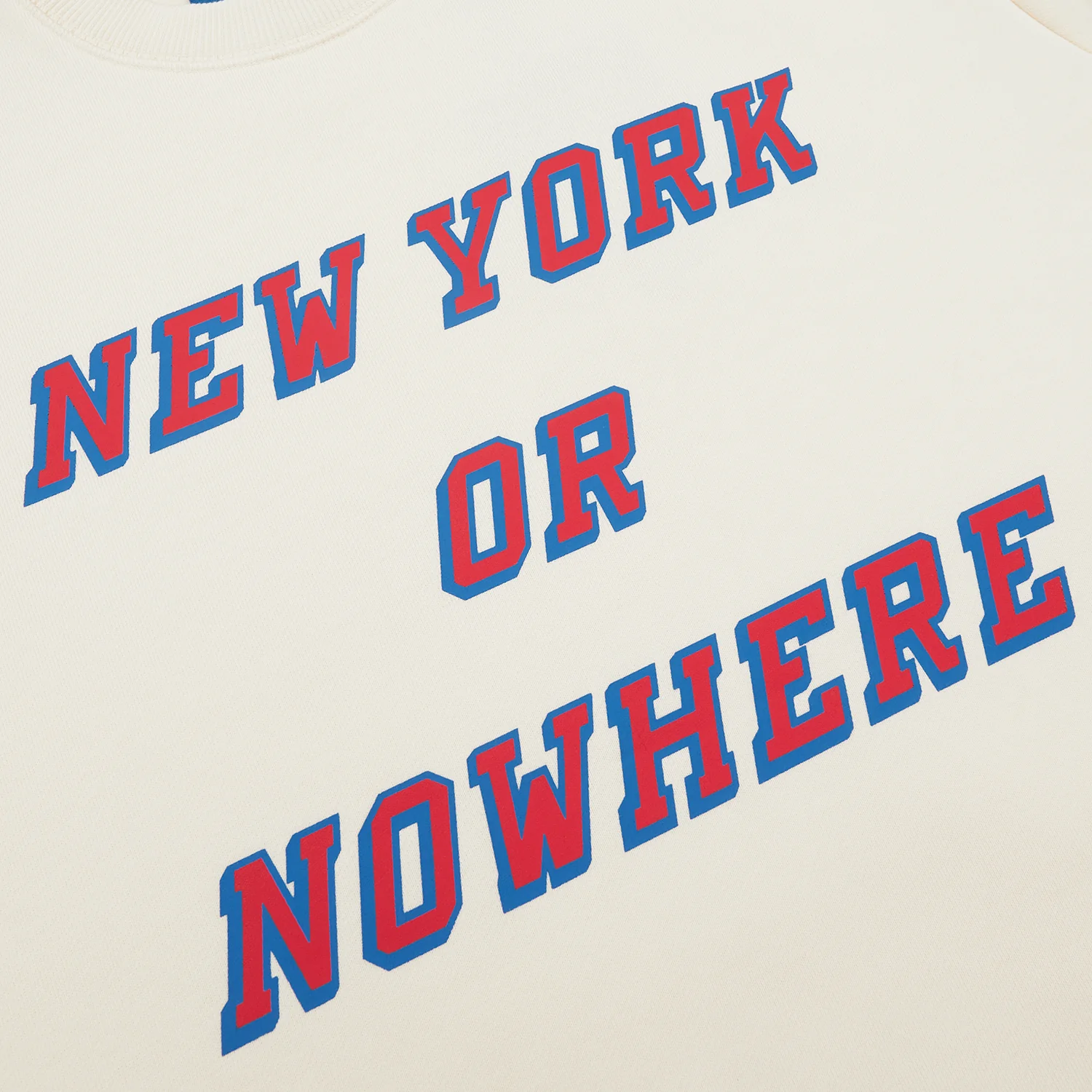 NYON x Rangers Off White Home Team Crewneck - Image 4