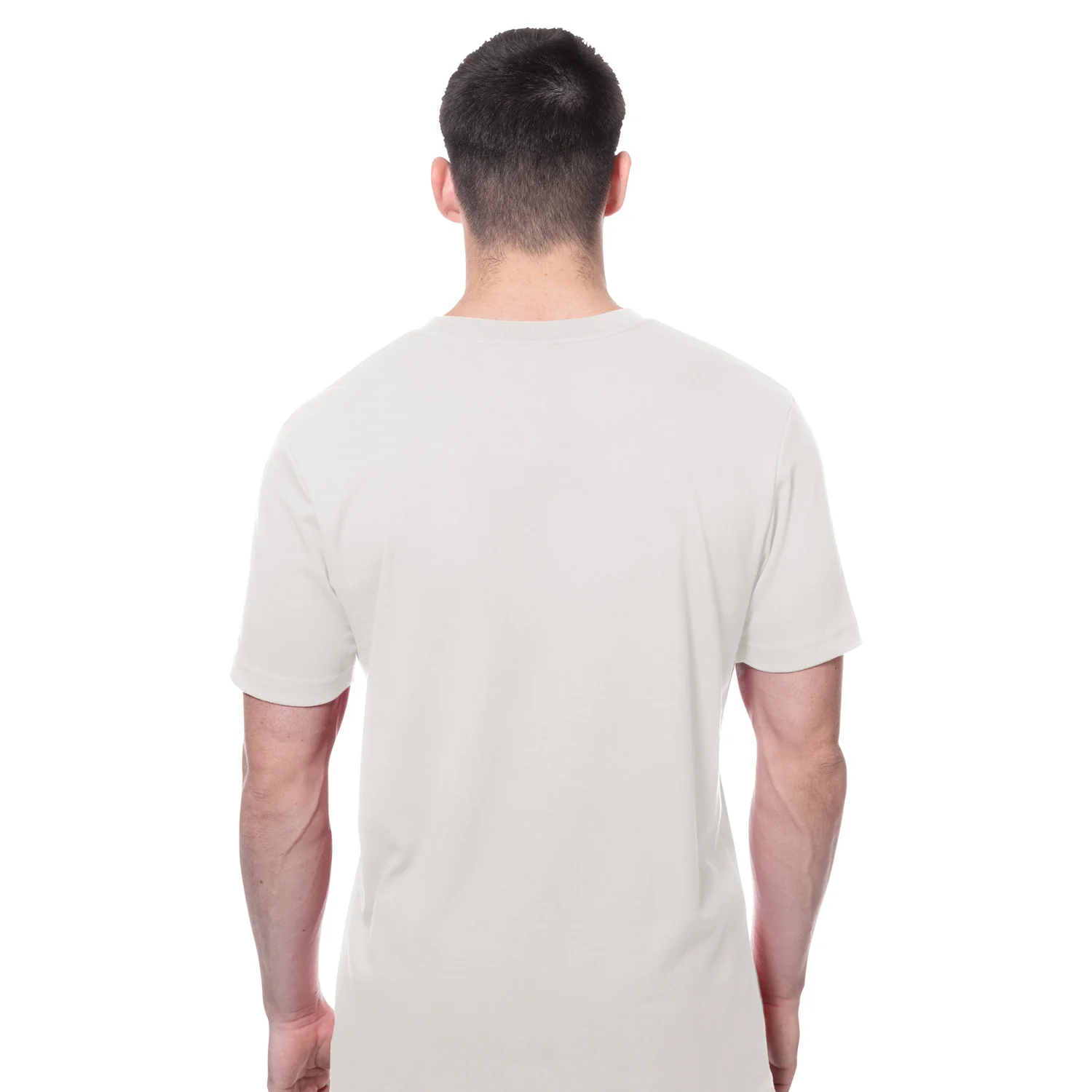New Era Rangers Throwback Distressed Graphic Cream Tee - Image 2