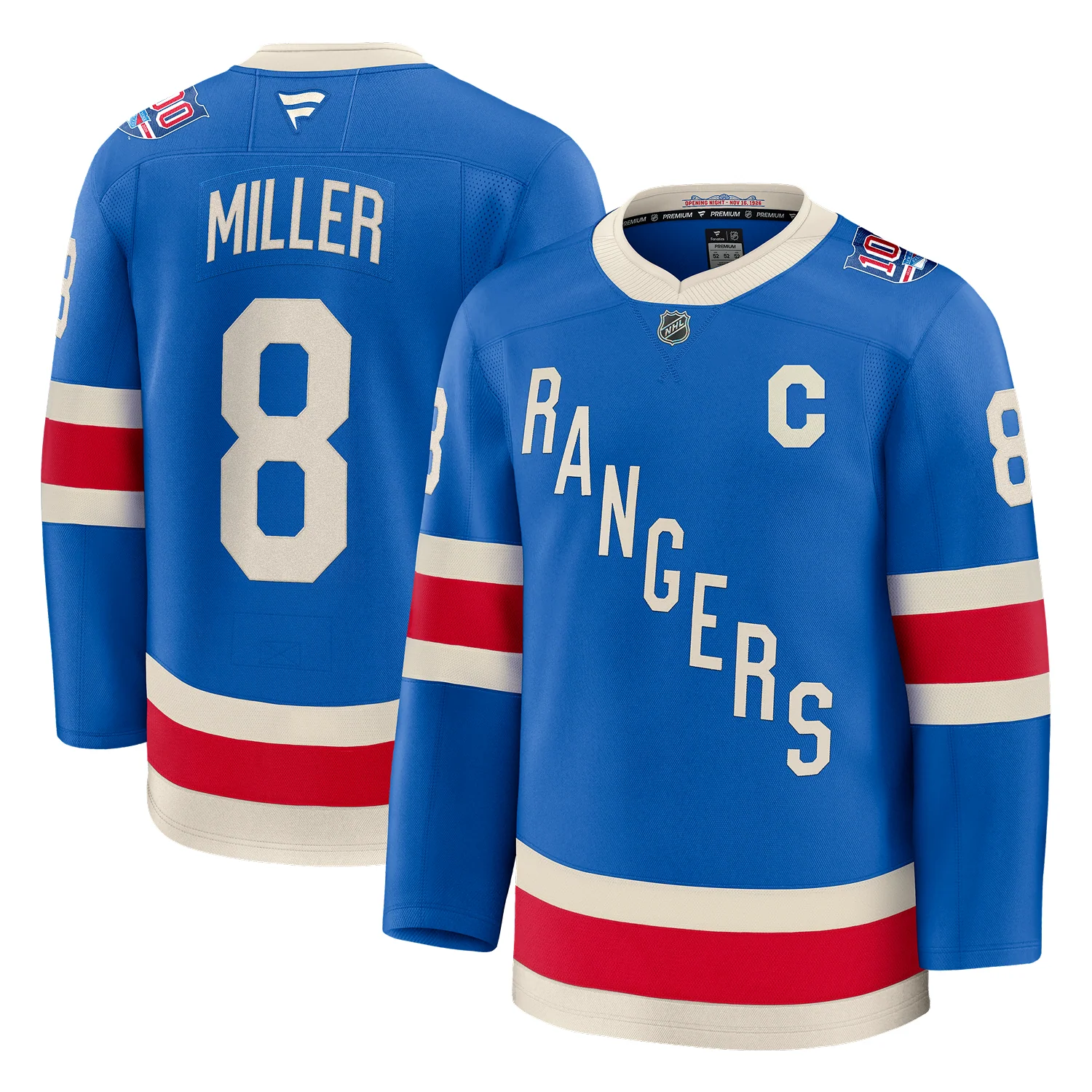 JT Miller Fanatics Premium Centennial Jersey