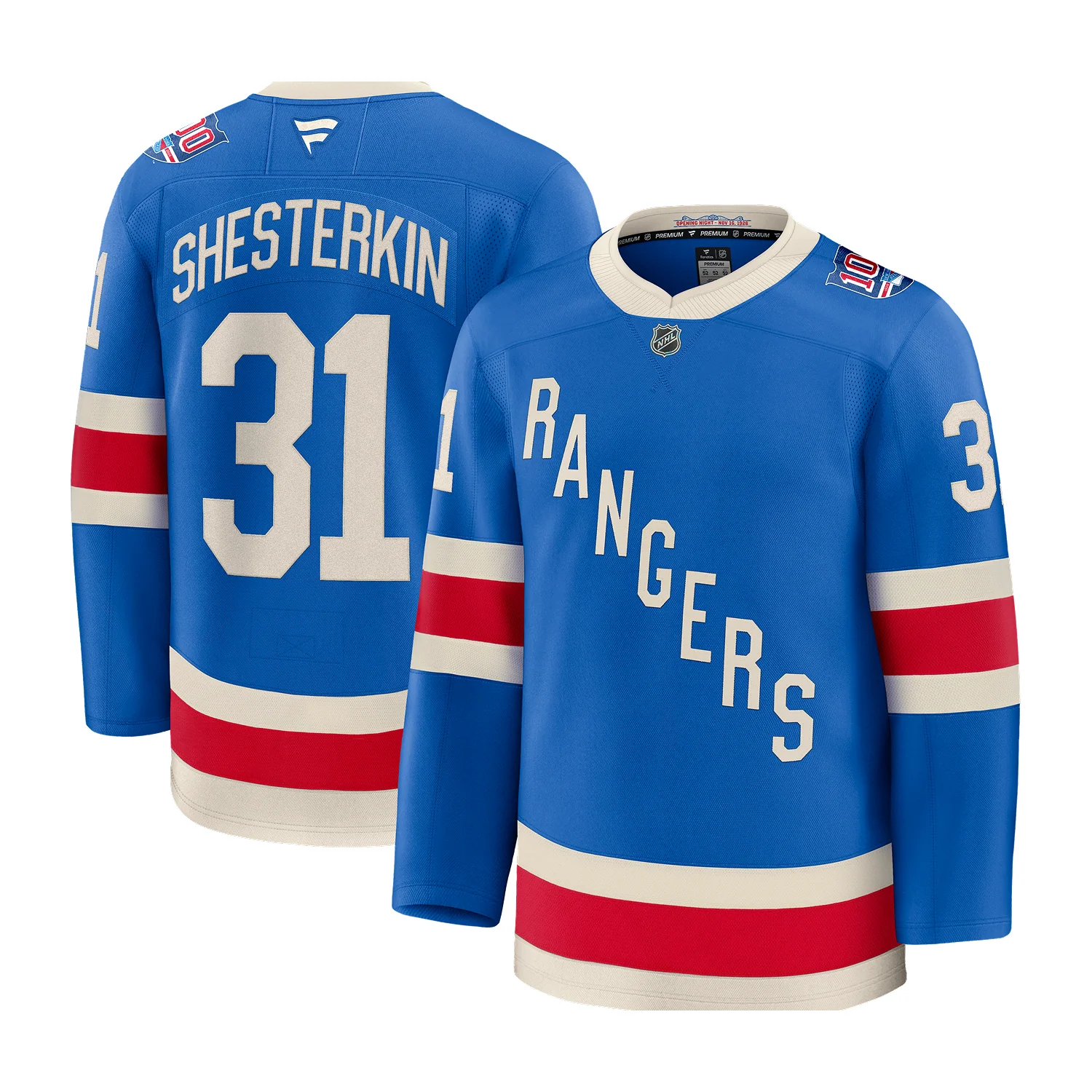 Igor Shesterkin Fanatics Premium Centennial Jersey