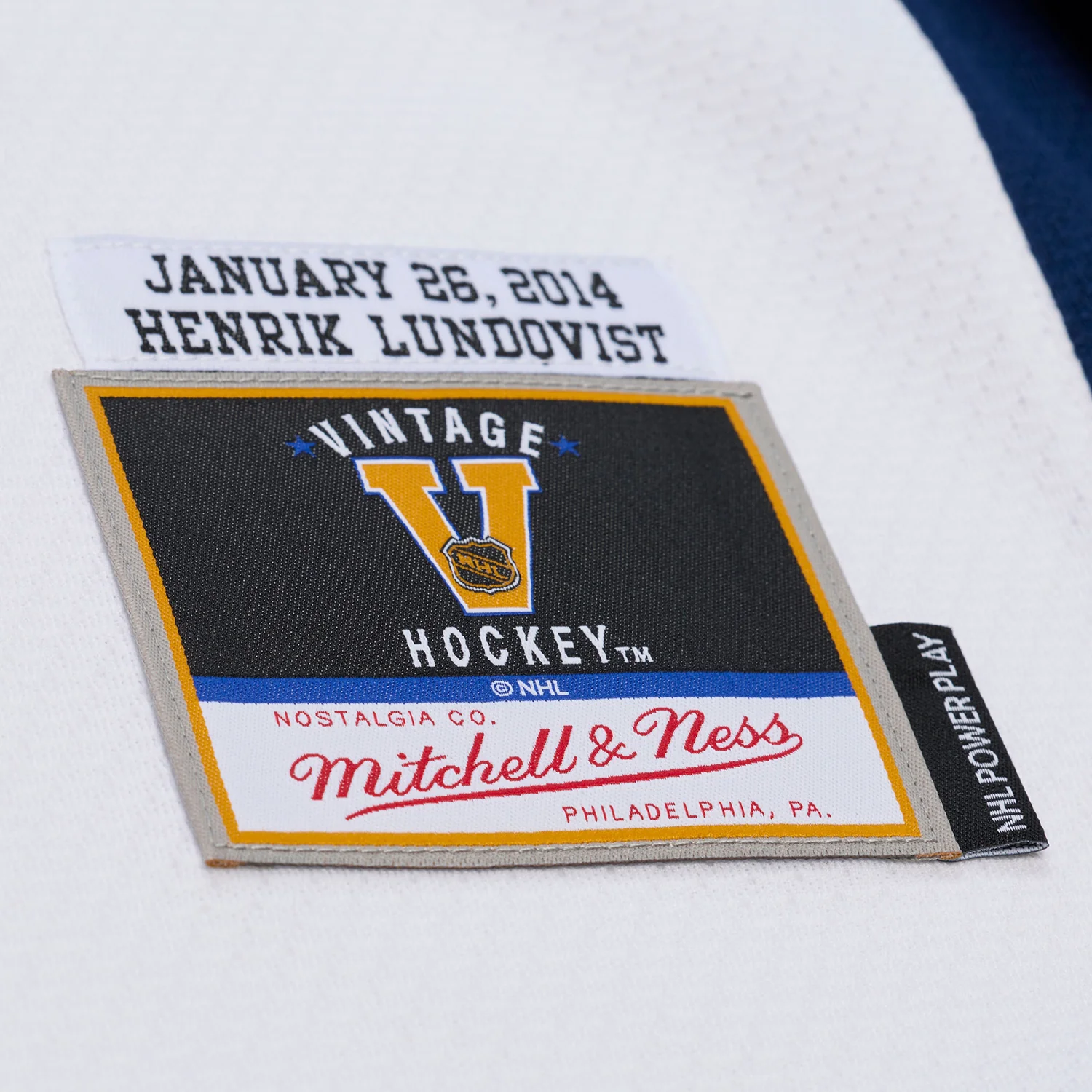 Mitchell & Ness Rangers Henrik Lundqvist 2014 Stadium Series Power Play Jersey - Image 7