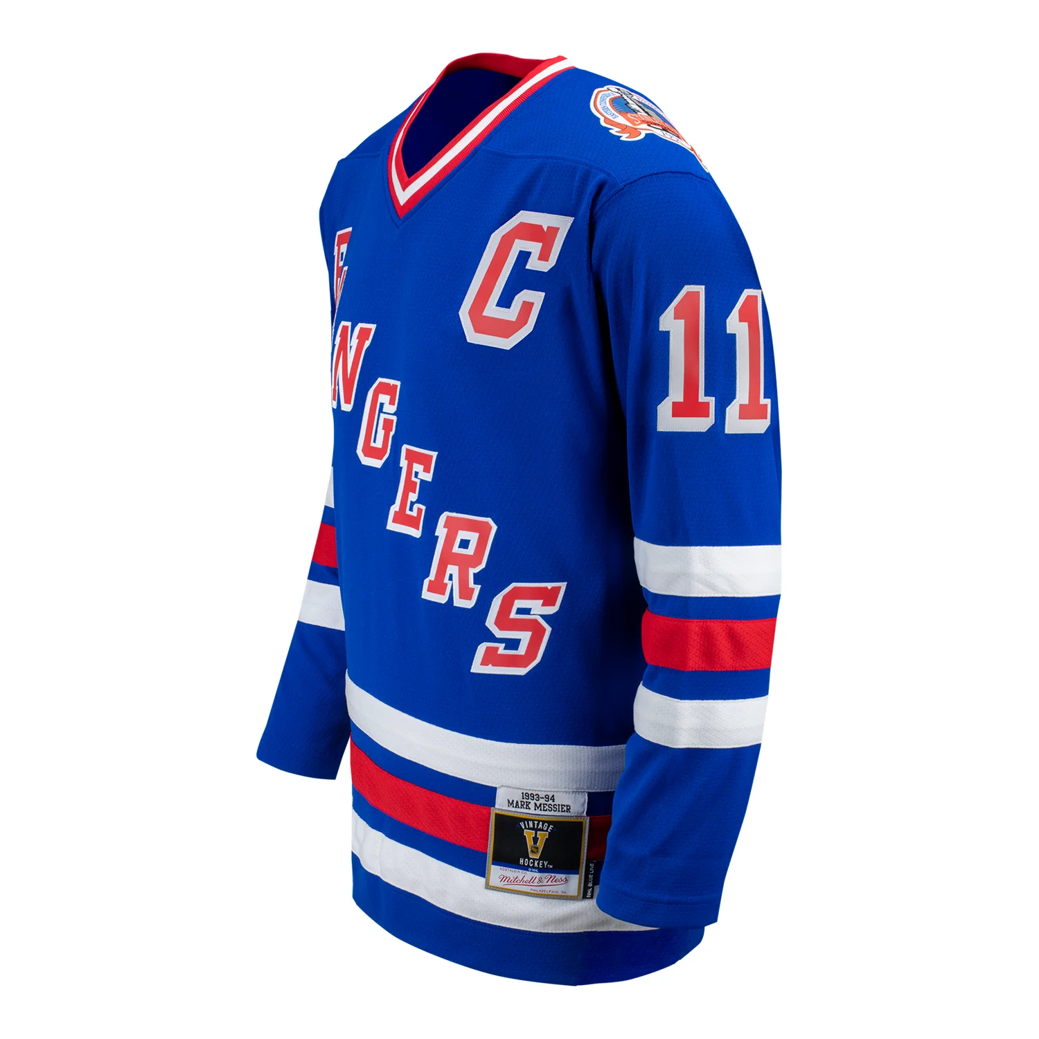 Mitchell & Ness Rangers Mark Messier 1993 Road Jersey - Image 3