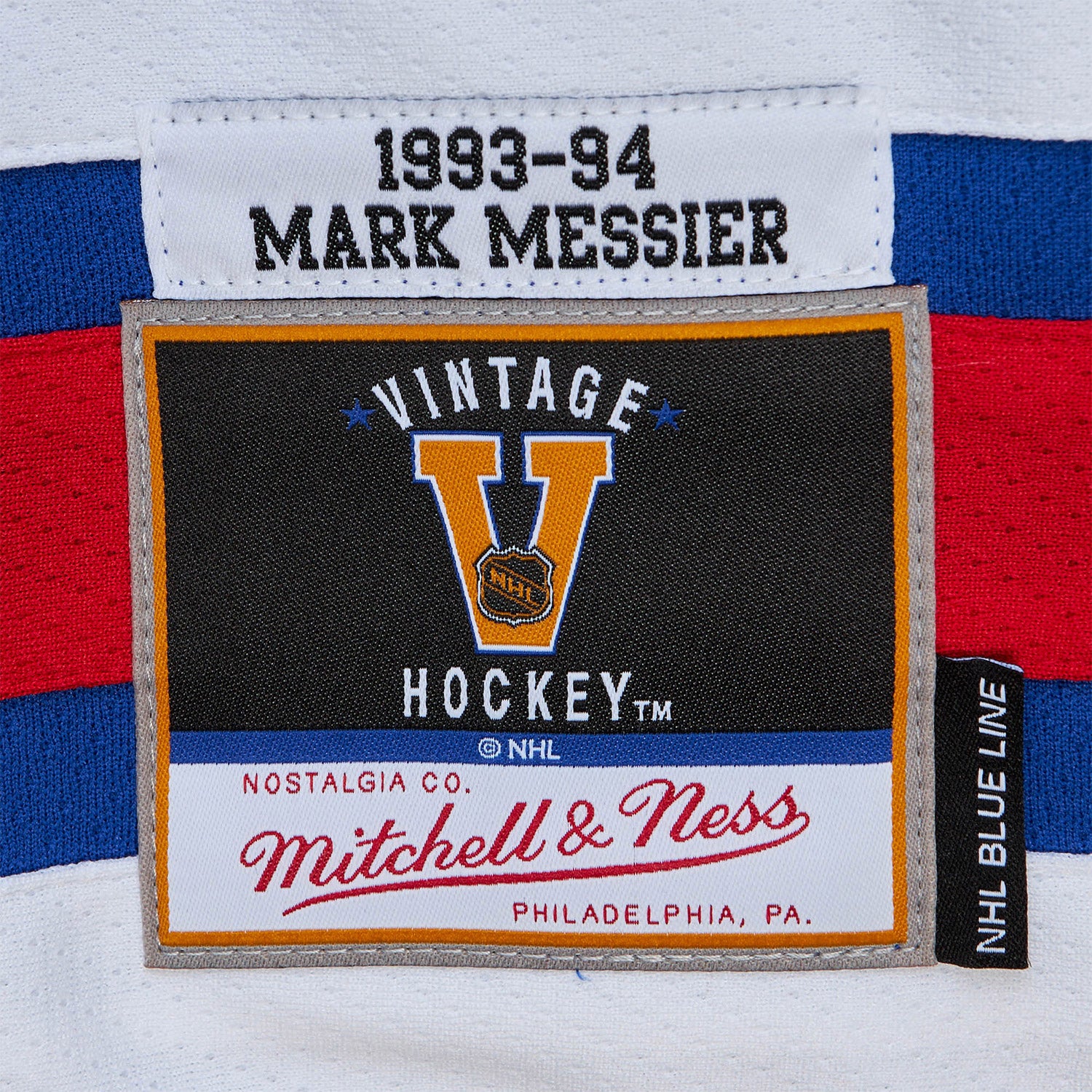 Mitchell & Ness Rangers Mark Messier 1993 Road Jersey - Image 5