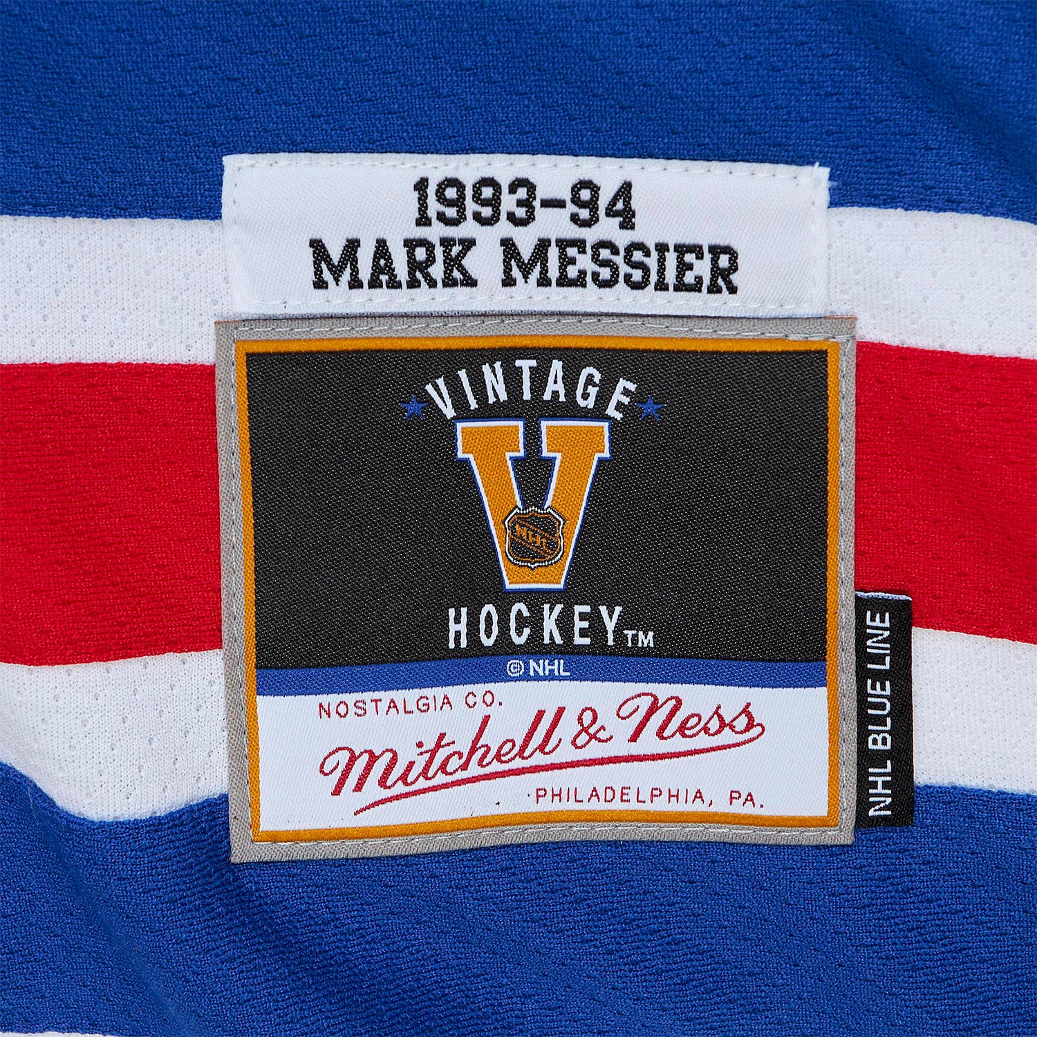 Mitchell & Ness Rangers Mark Messier 1993 Home Jersey - Image 5