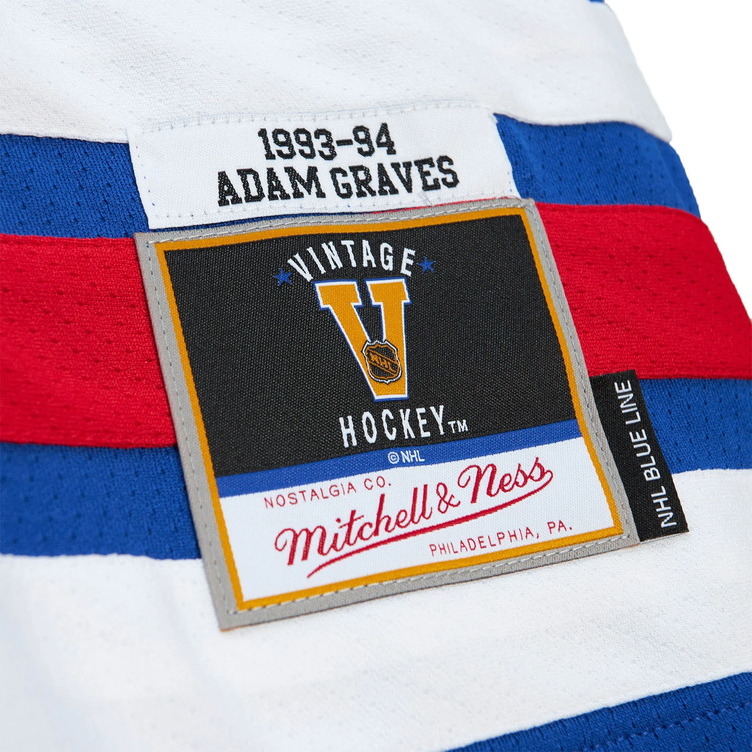 Mitchell & Ness Rangers Adam Graves 1993 Road Jersey - Image 4
