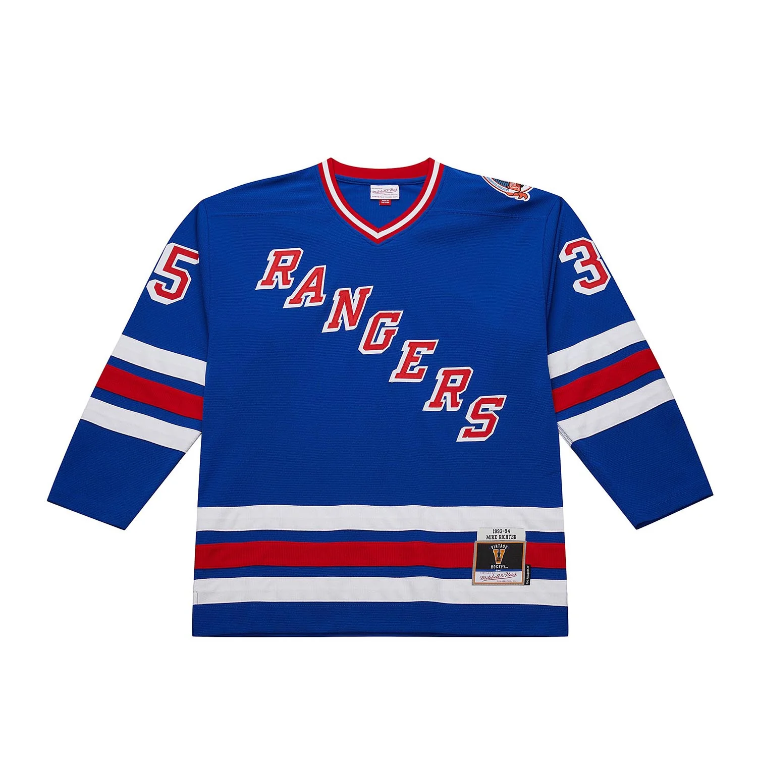 MItchell & Ness Rangers 1993 Mike Richter Power Play Jersey - Image 2