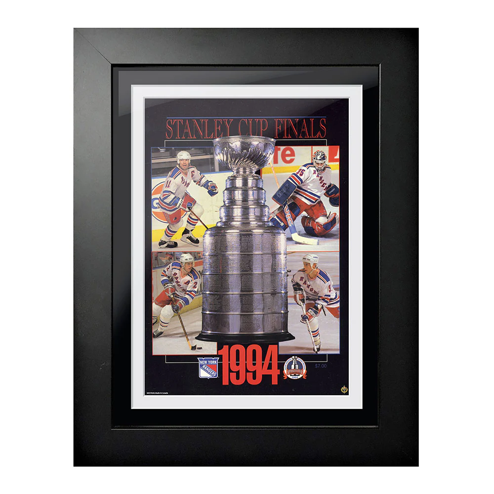 Mustang Rangers 1994 Stanley Cup Program Cover Frame