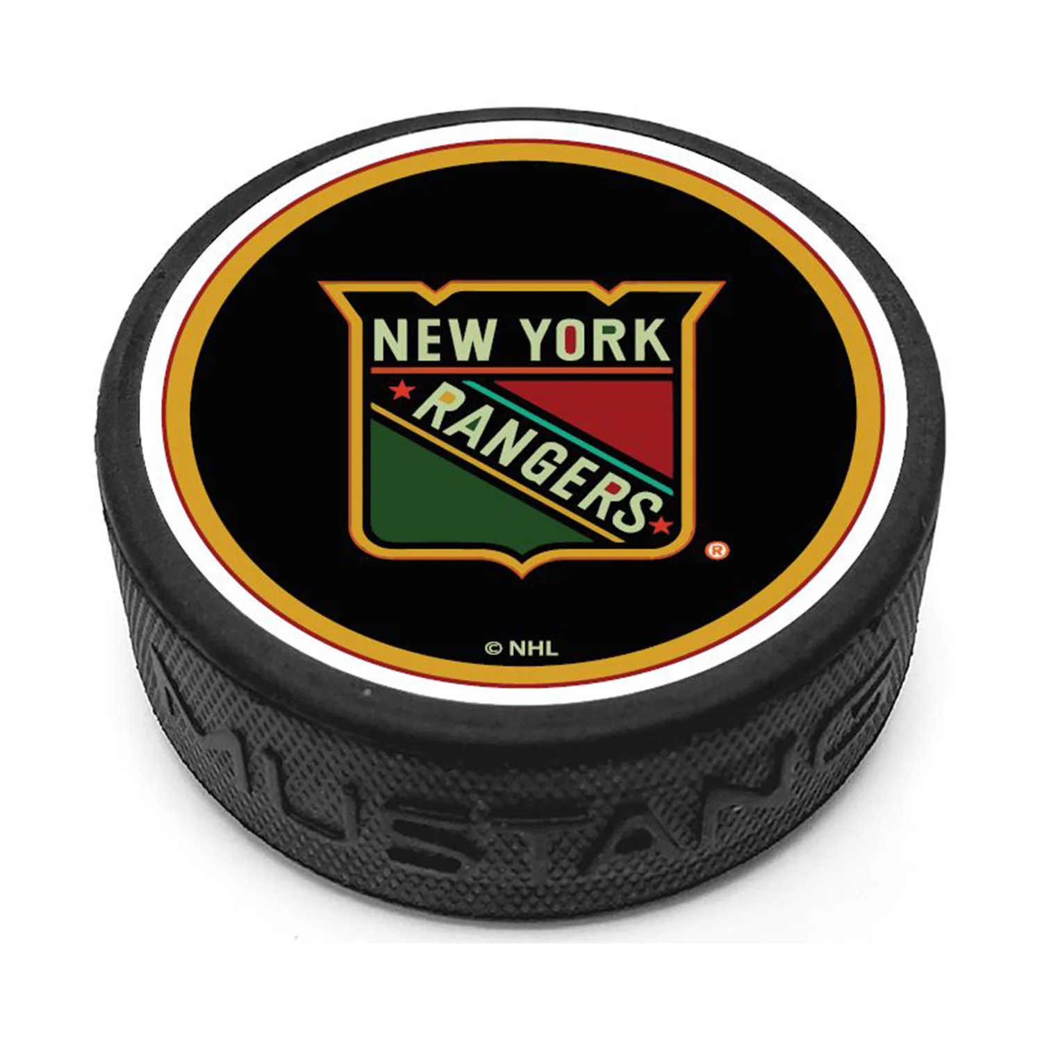 MSG Exclusive Mustang Rangers Black History Night Puck