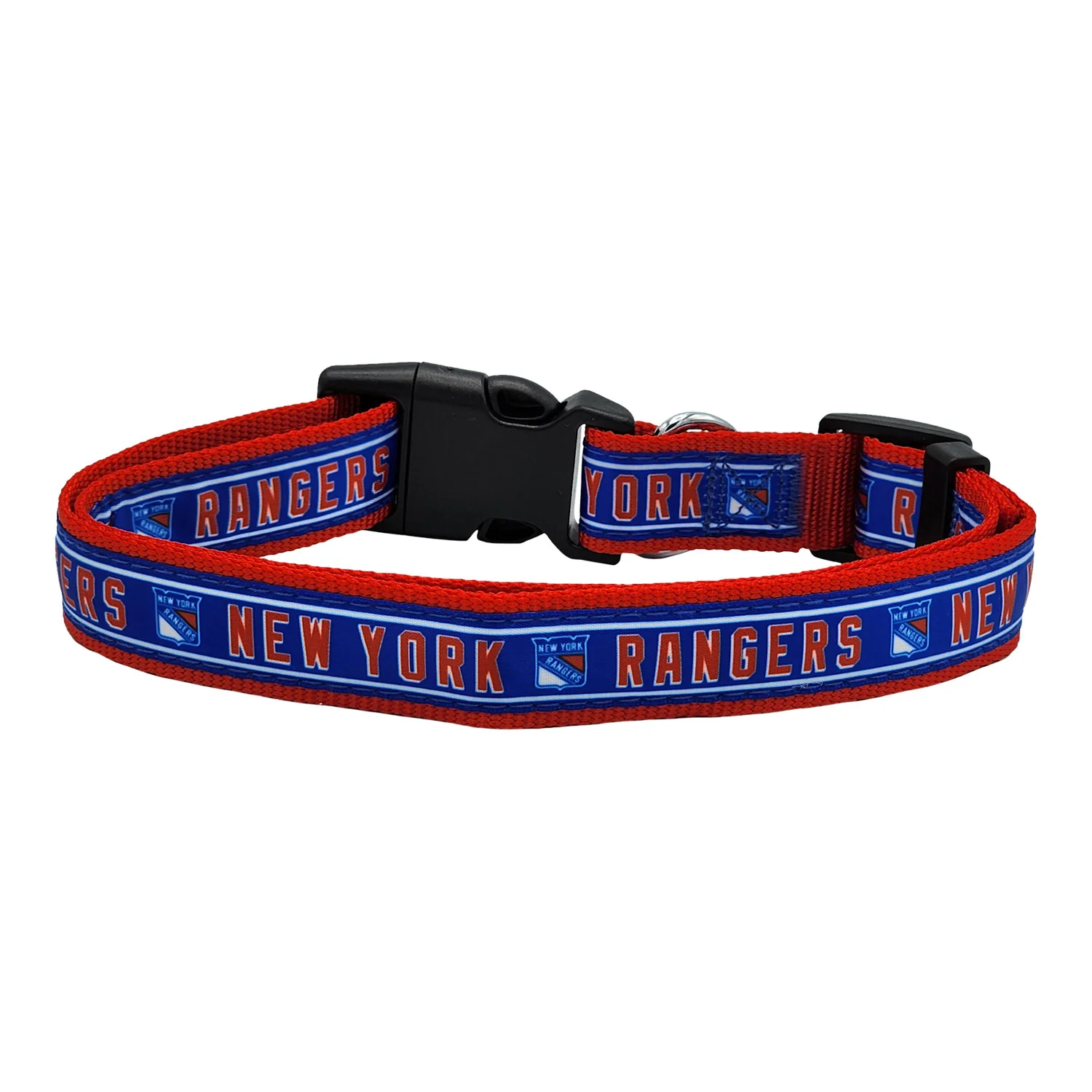 New York Rangers Pet Satin Collar - Image 2