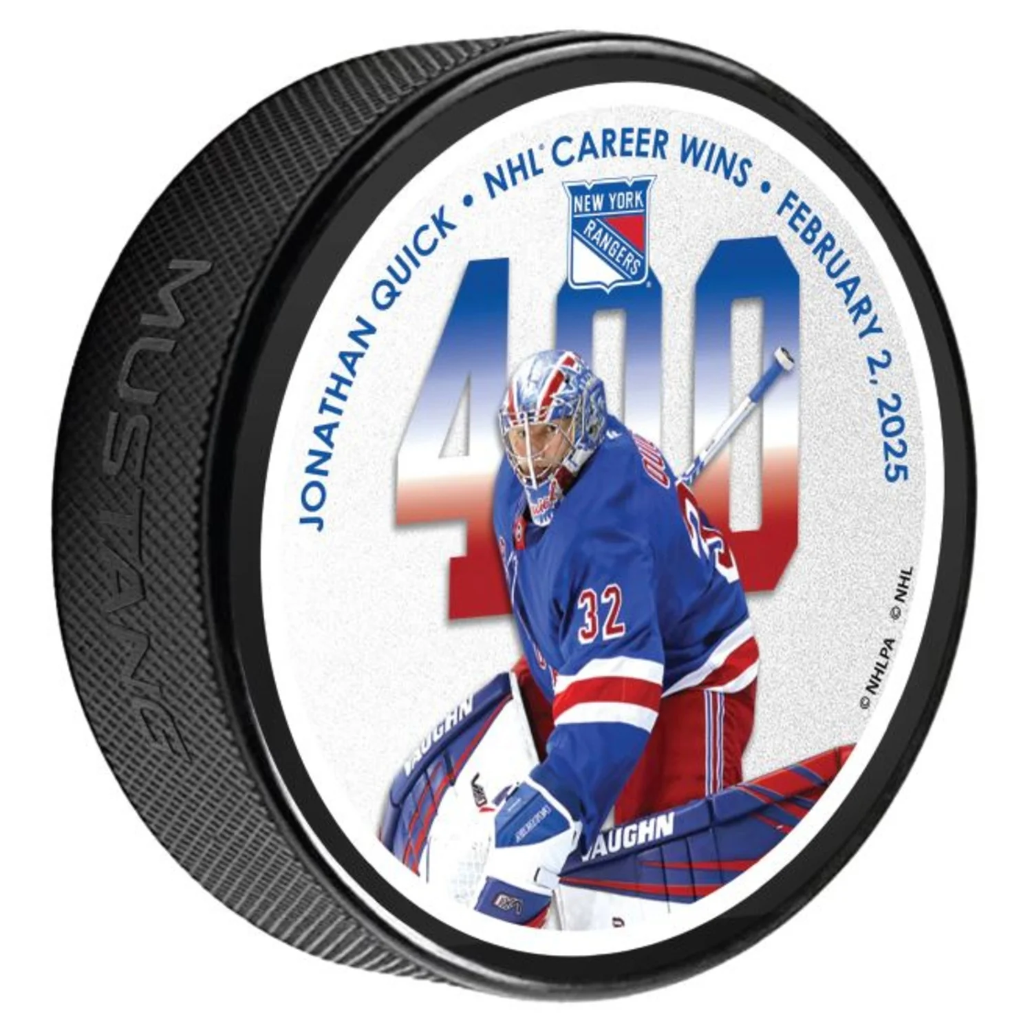 Mustang Rangers Jonathan Quick 400 Wins Milestone Puck