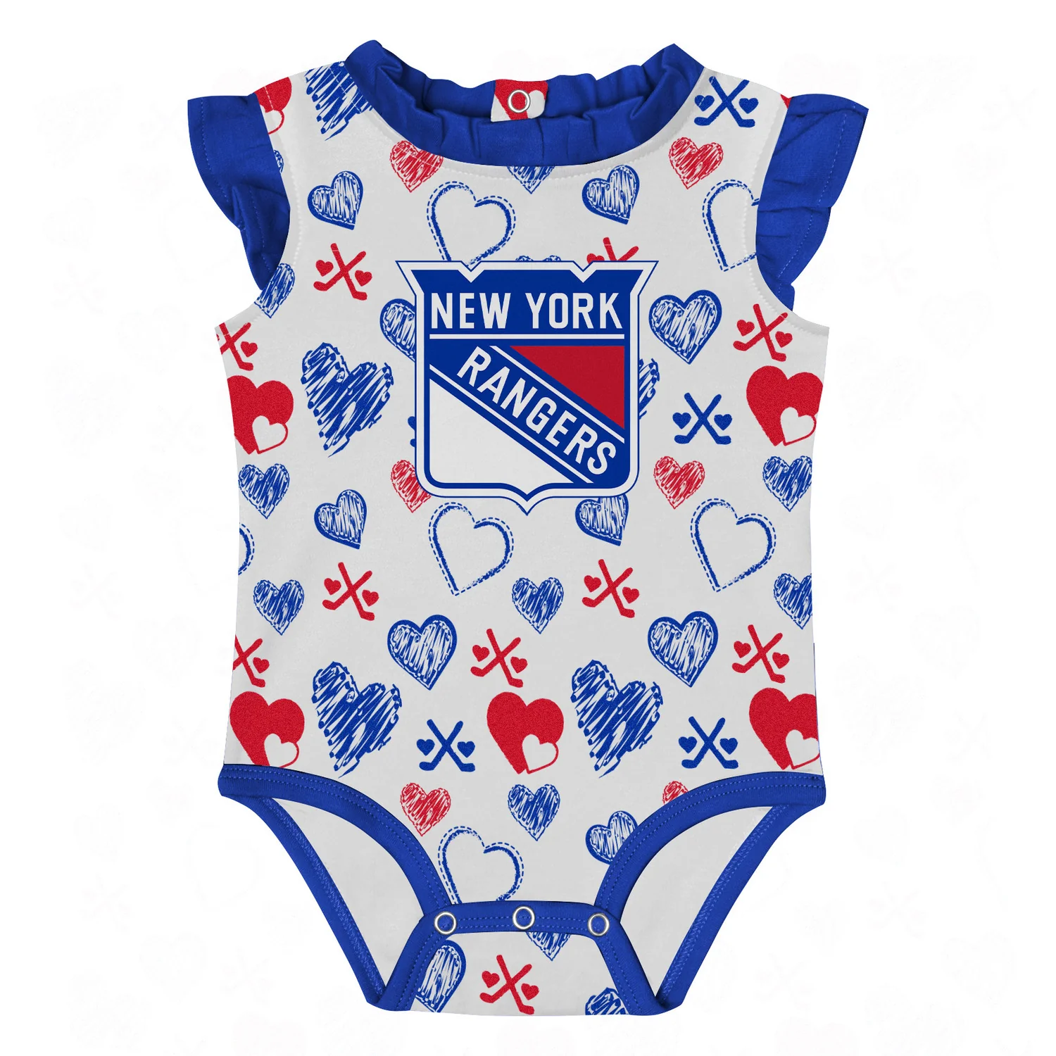 Infant Rangers Happy Hearts Creeper Set - Image 3