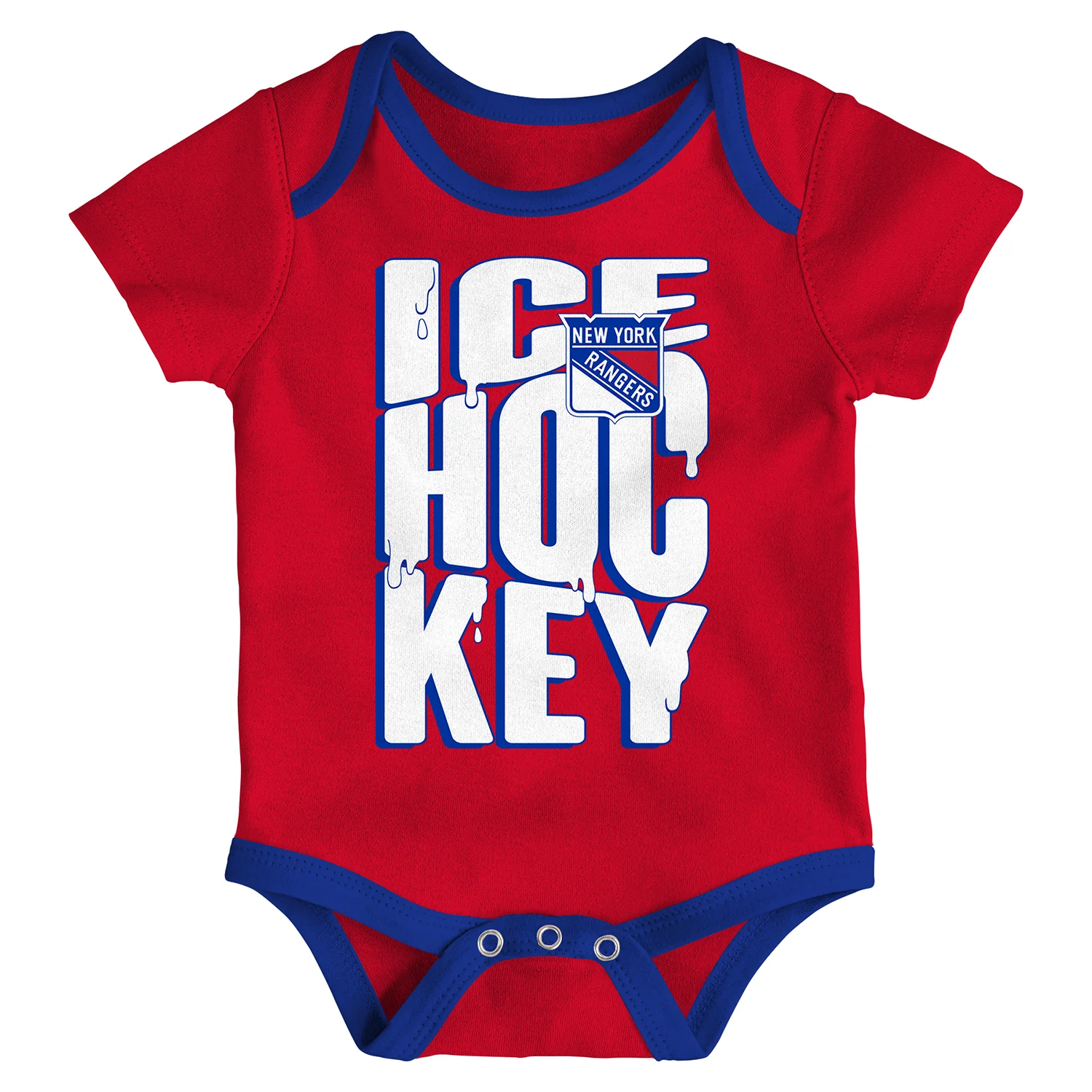 Newborn Rangers Triple Header 3 Piece Onesie Set - Image 3