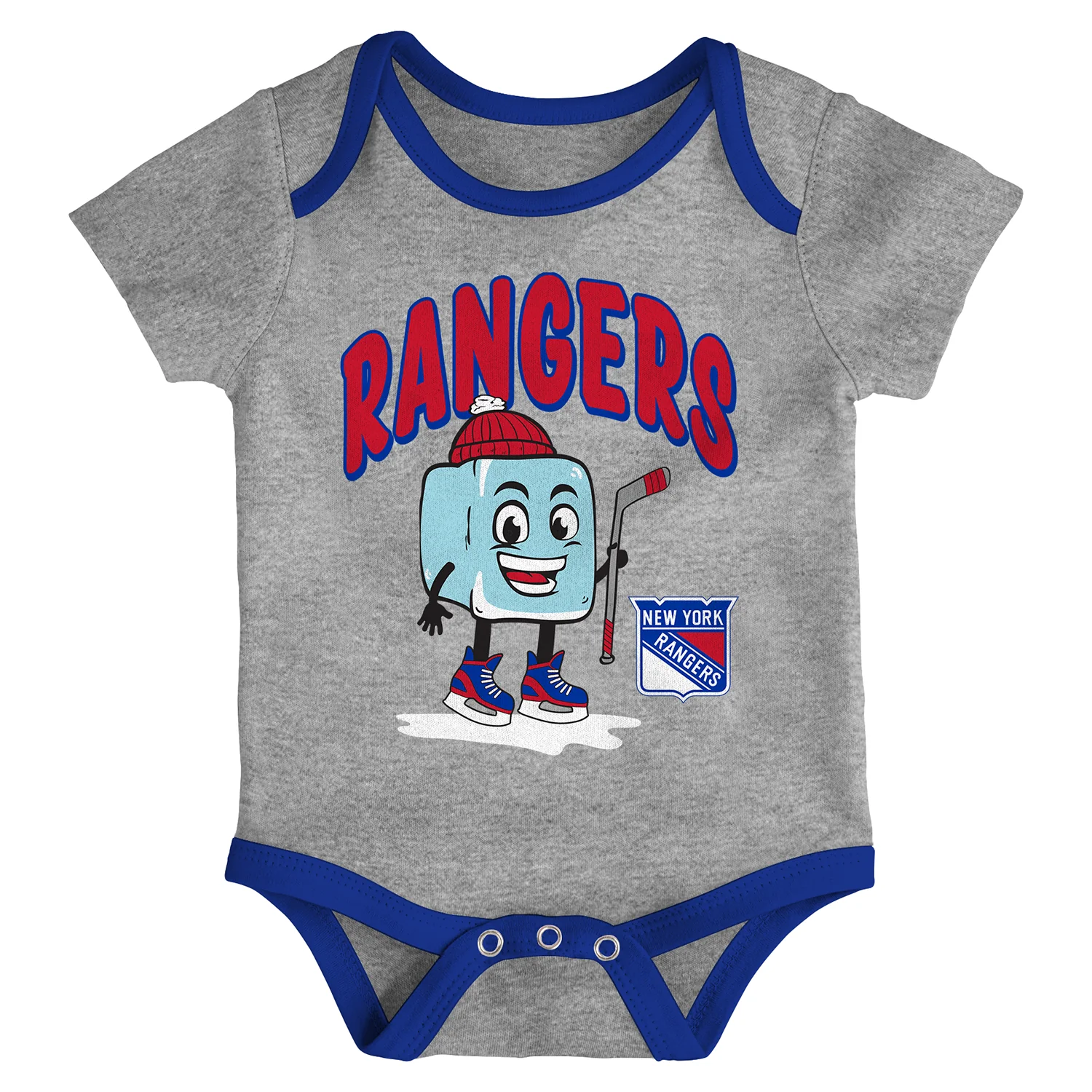 Newborn Rangers Triple Header 3 Piece Onesie Set - Image 4