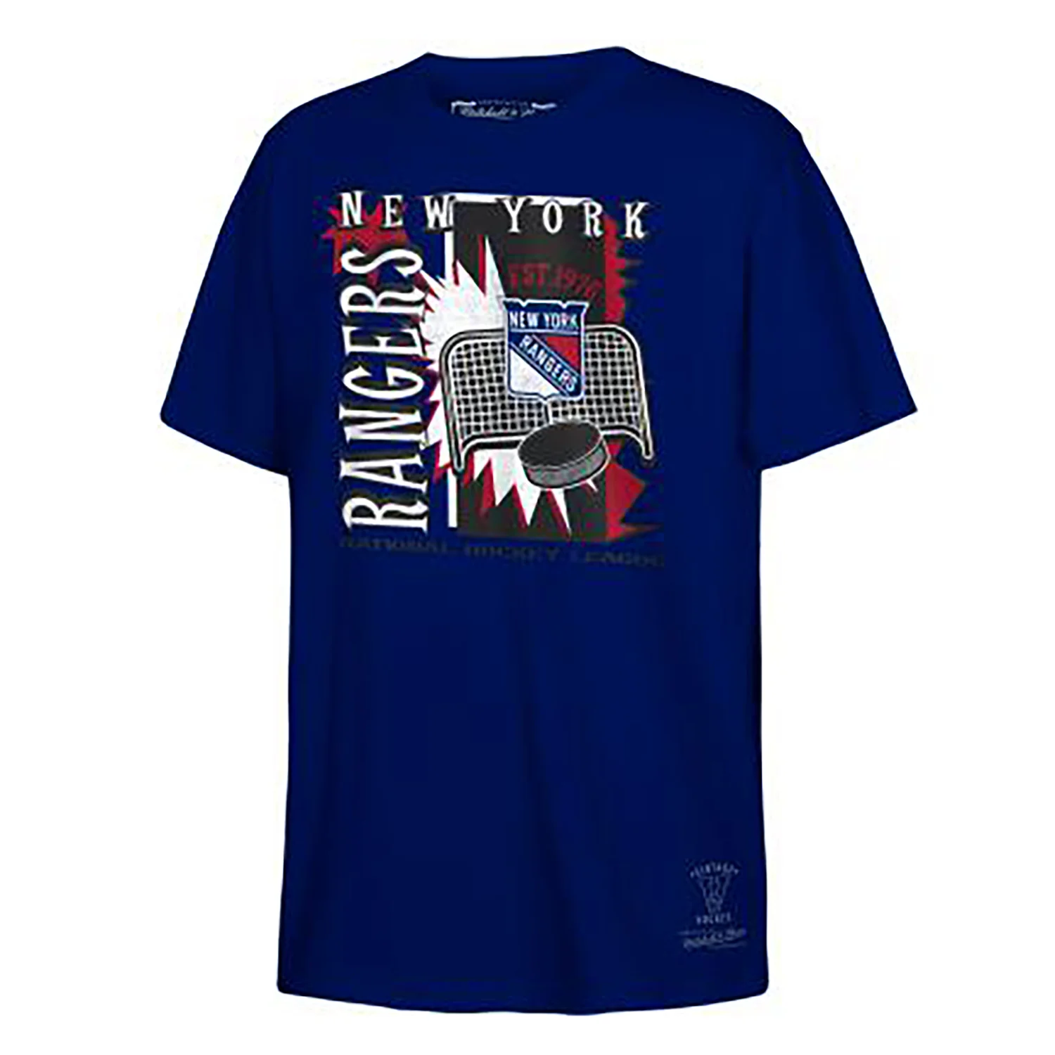 Youth Mitchell & Ness Rangers 90s Poster Tee