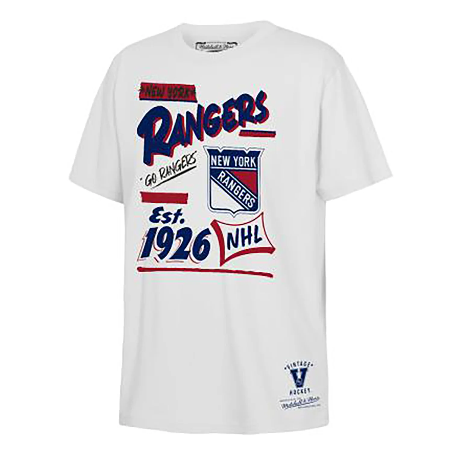 Youth Mitchell & Ness Rangers Market Marker Tee