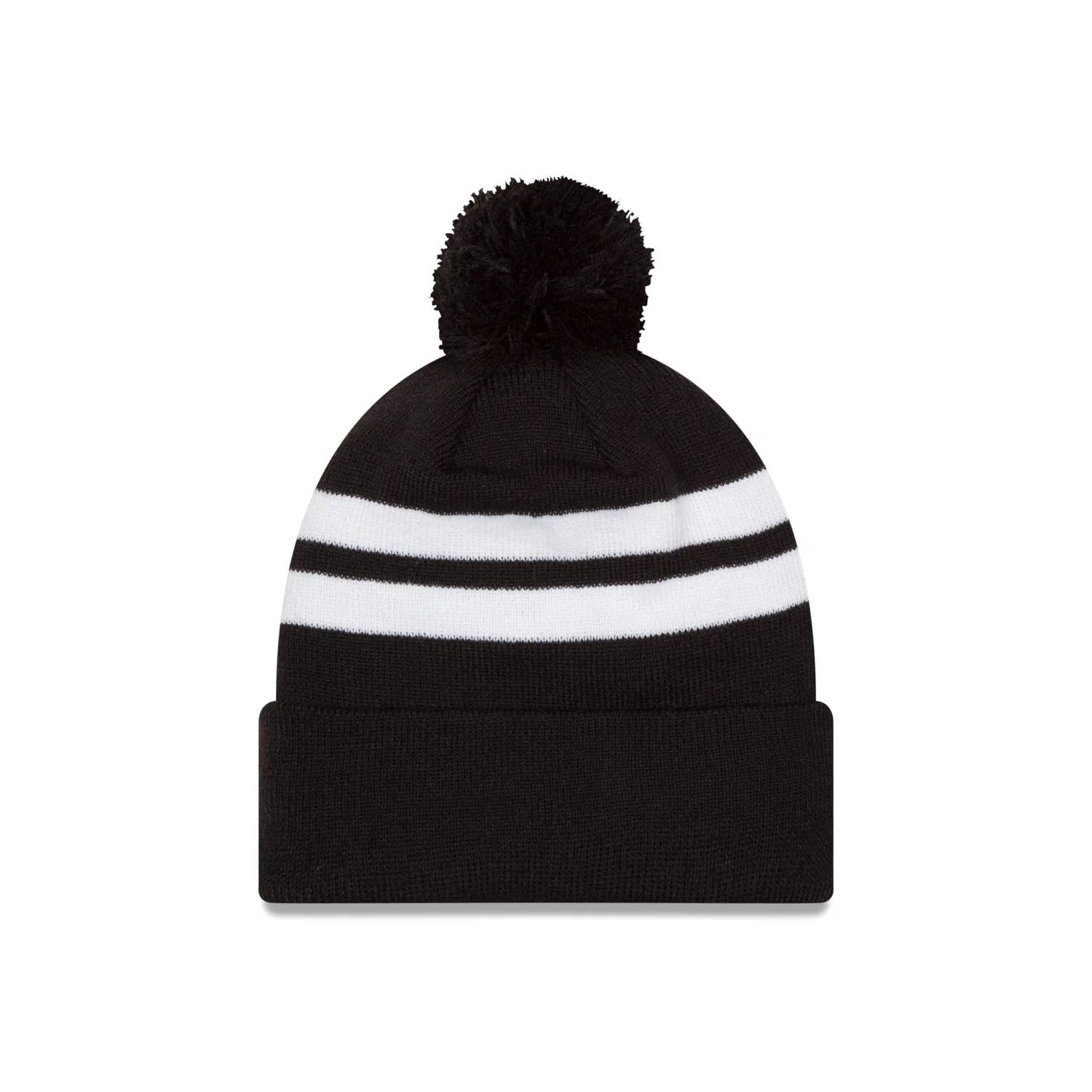 New Era Henrik Lundqvist Club 30 Two Tone Stripe Pom Beanie - Image 2