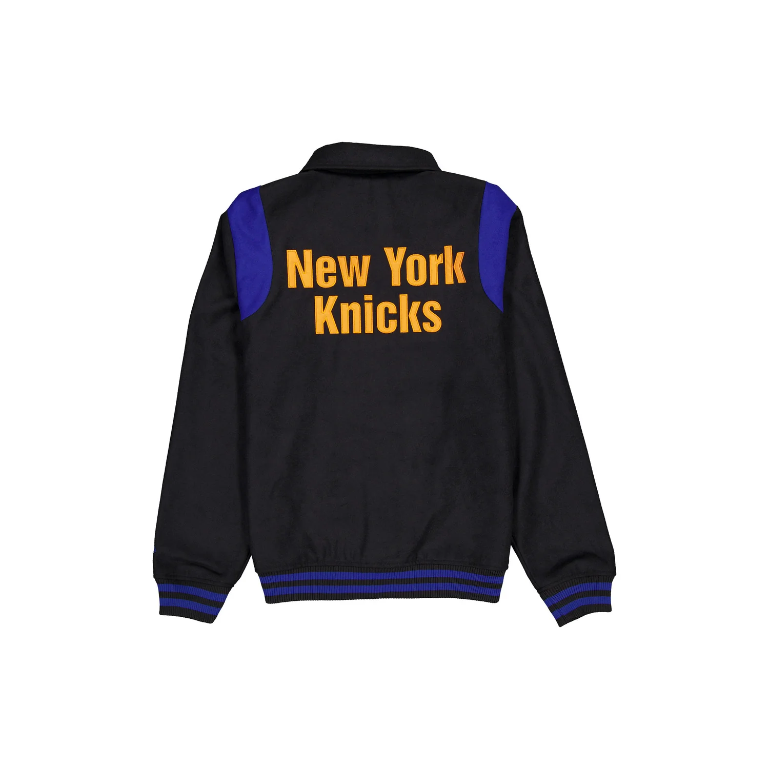 New Era Knicks Snap Front Black Jacket - Image 2