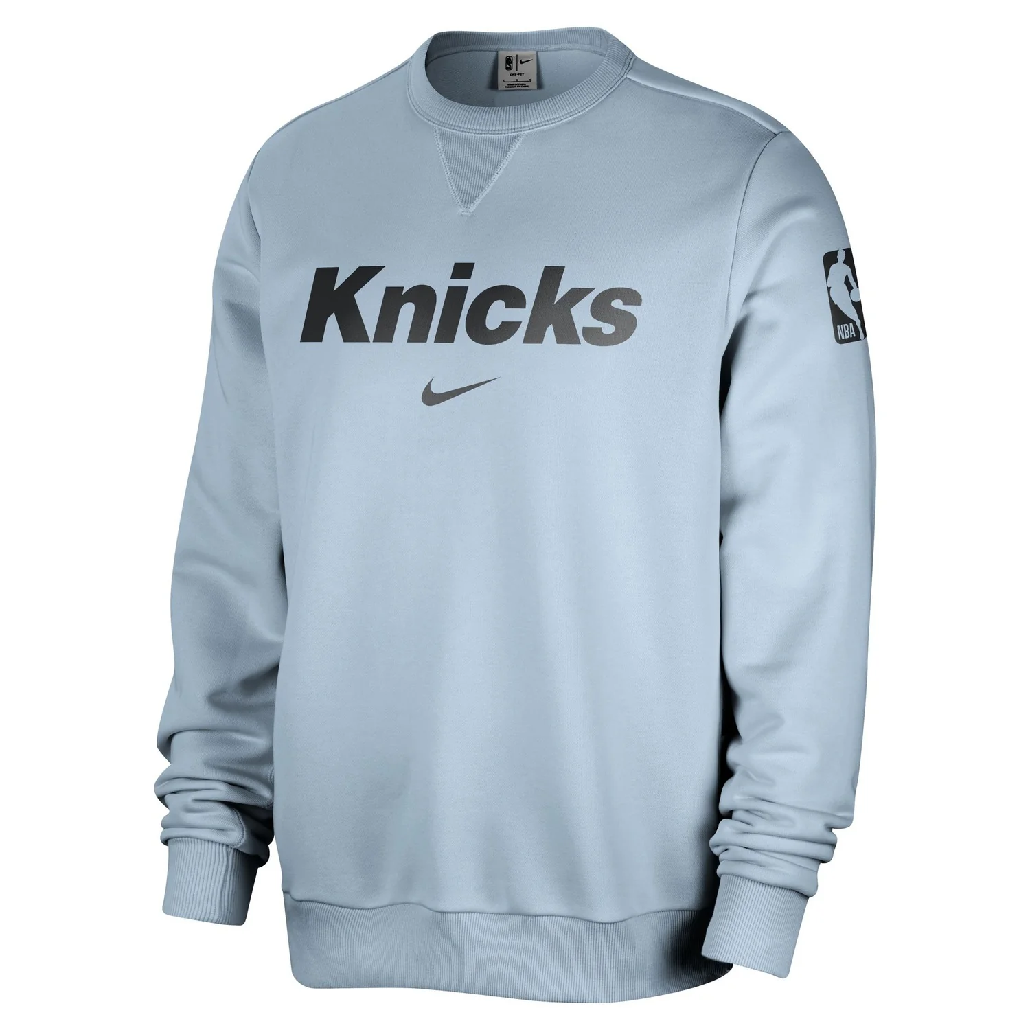 Nike Knicks Armory Blue Standard Issue Wordmark Crew