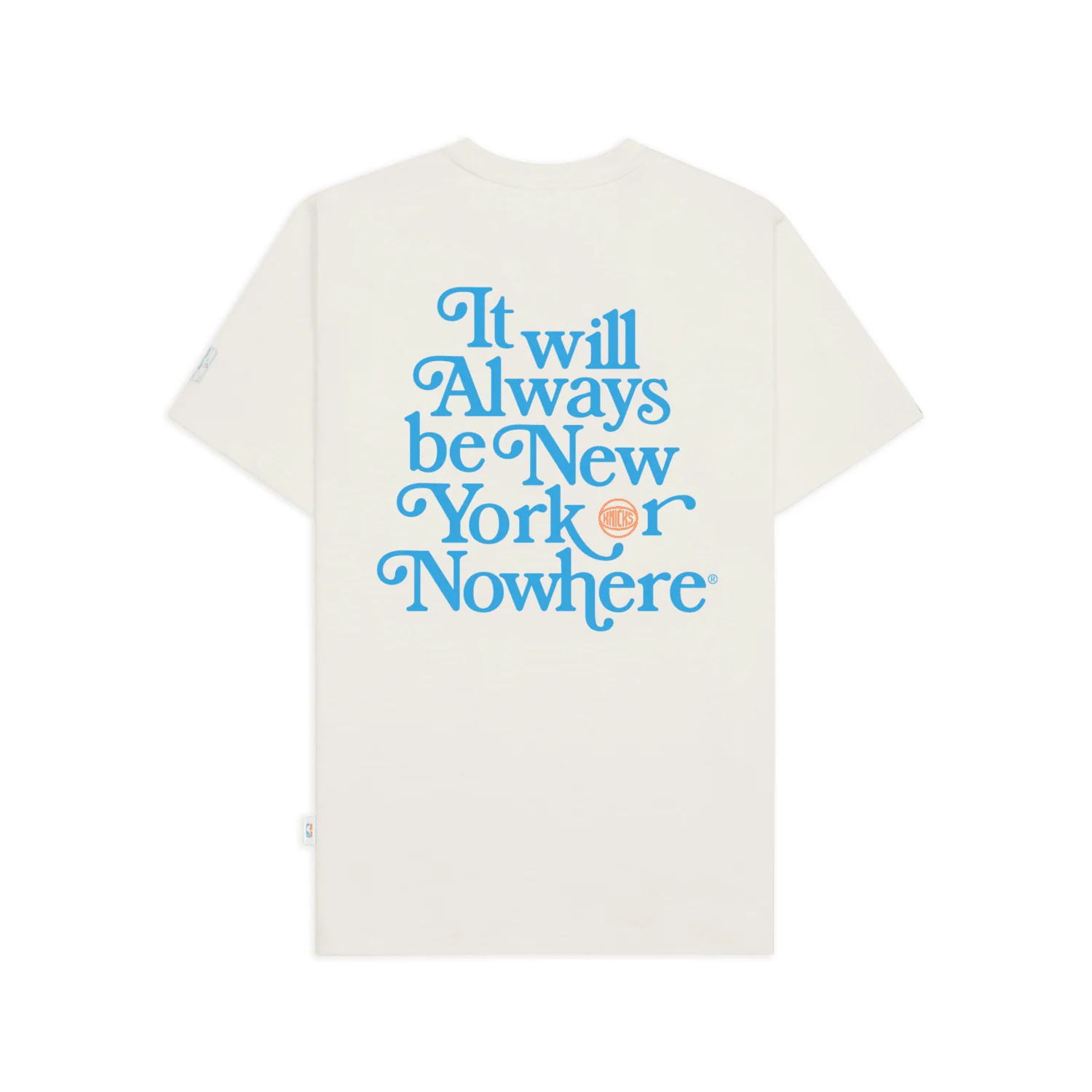 NYON x Knicks Cream "Motto" Tee - Image 2