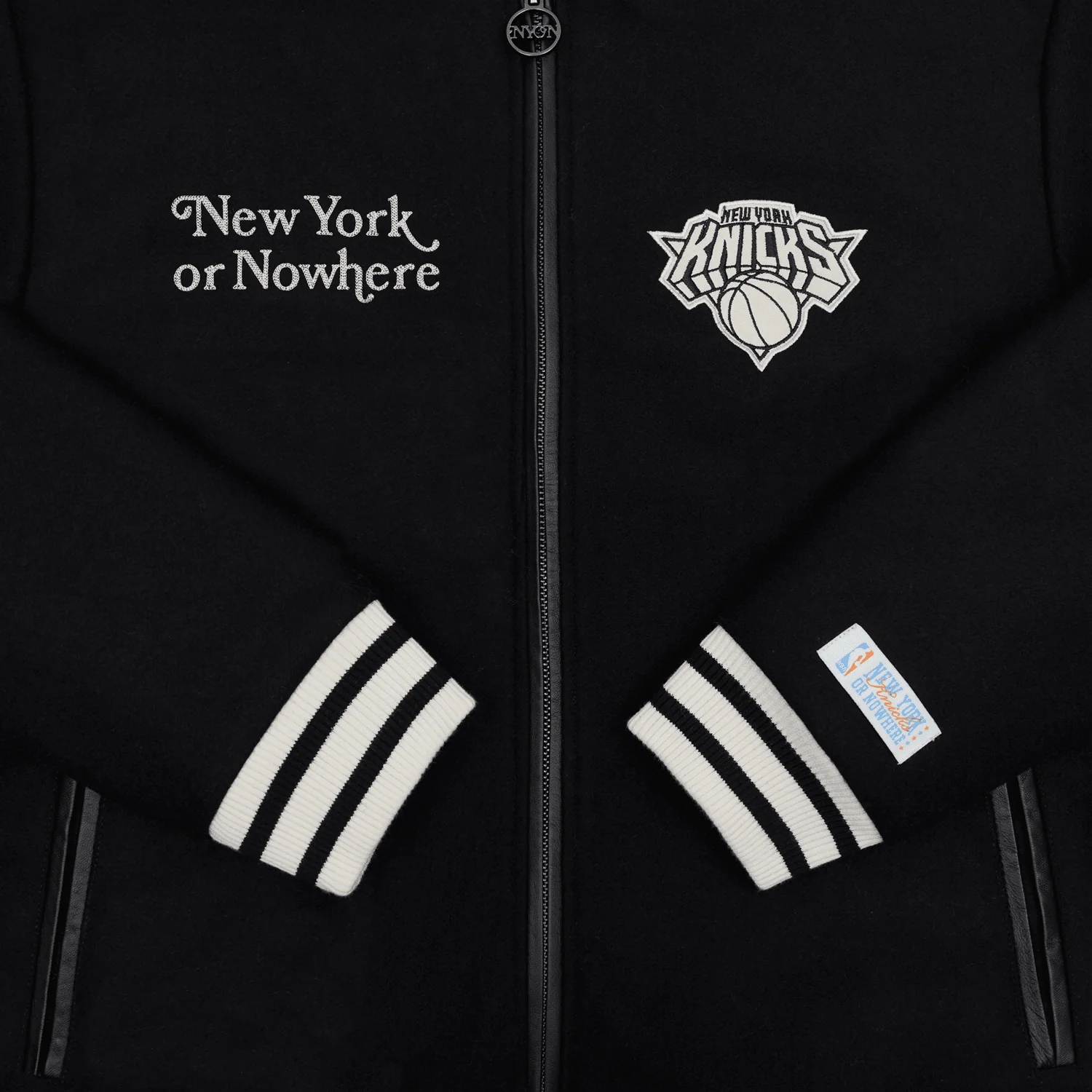 NYON x Knicks Motto Always Varsity Wool Jacket - Image 4
