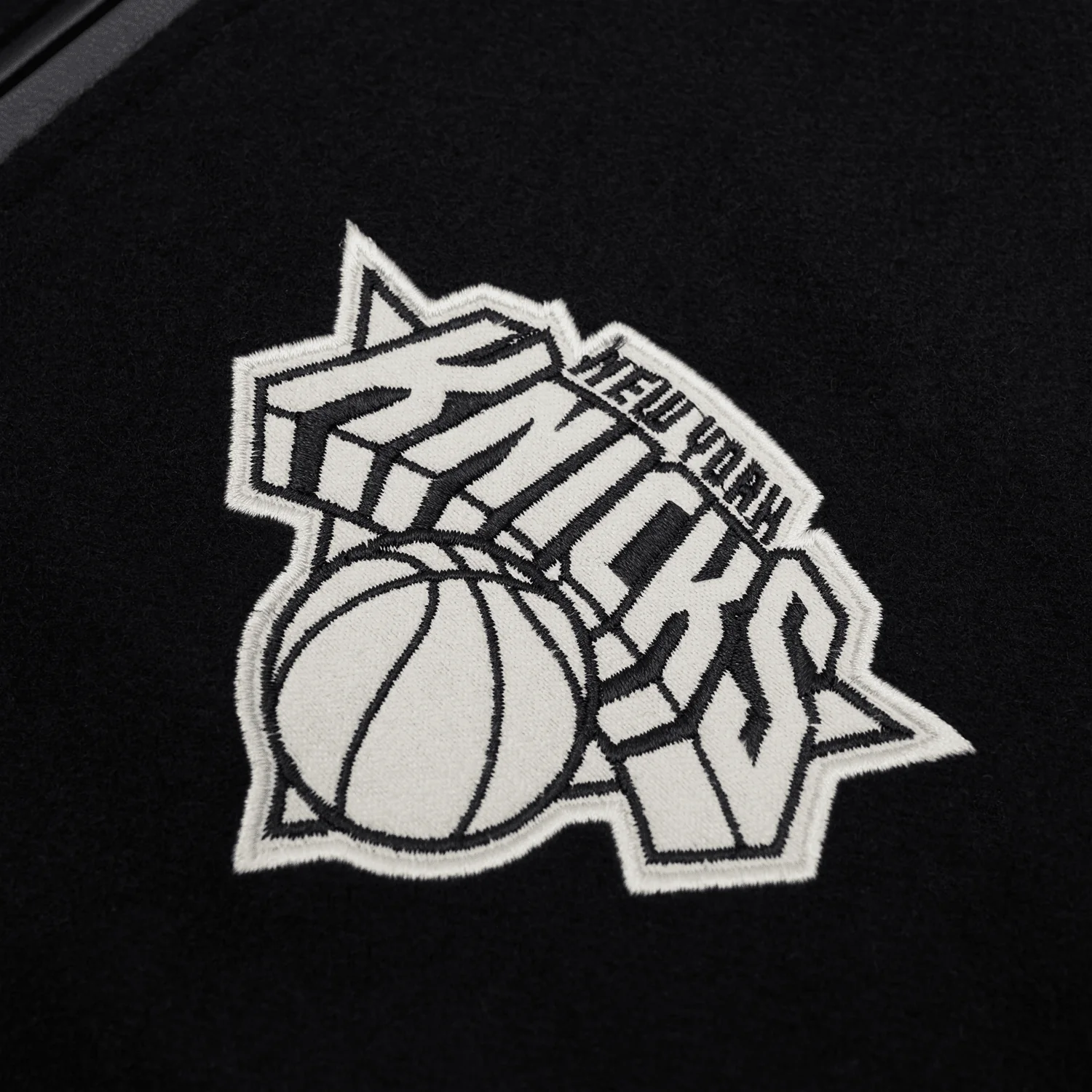 NYON x Knicks Motto Always Varsity Wool Jacket - Image 6