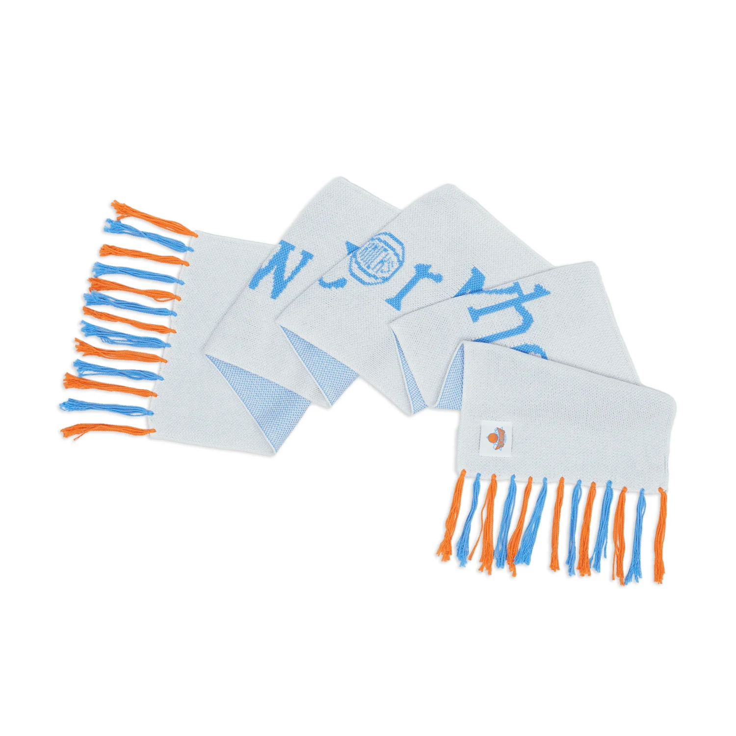 NYON x Knicks Signature Cream Knit Scarf - Image 2