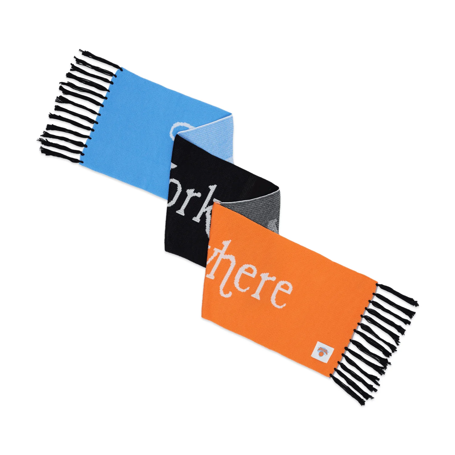 NYON x Knicks Signature Multicolor Knit Scarf - Image 2