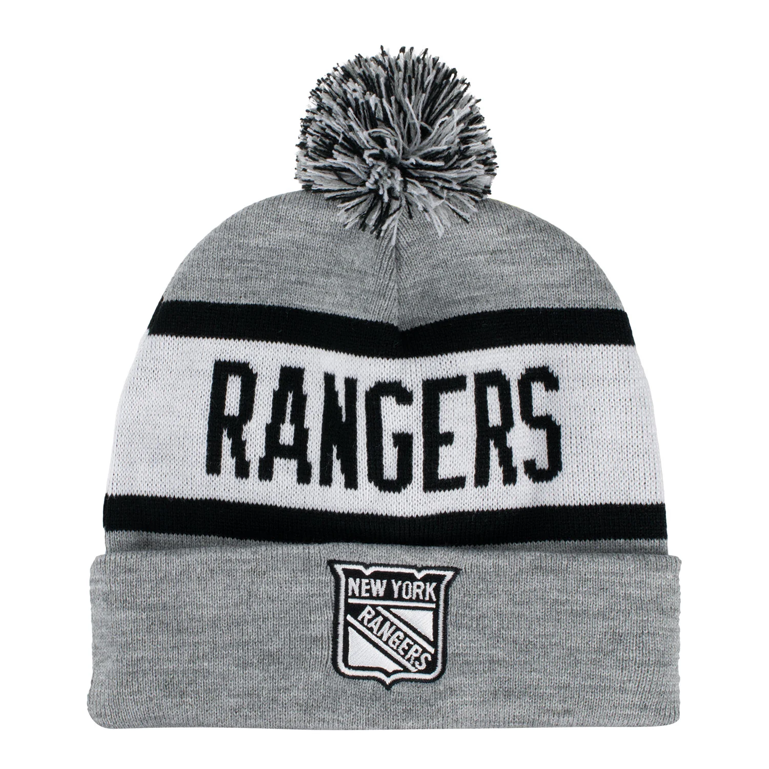 Starter Rangers "Black Ice" Biscuit Skully Knit