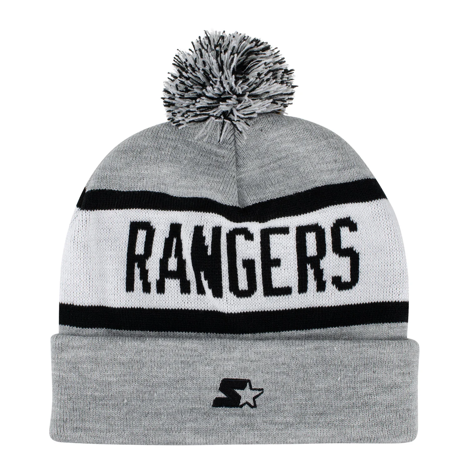 Starter Rangers "Black Ice" Biscuit Skully Knit - Image 2