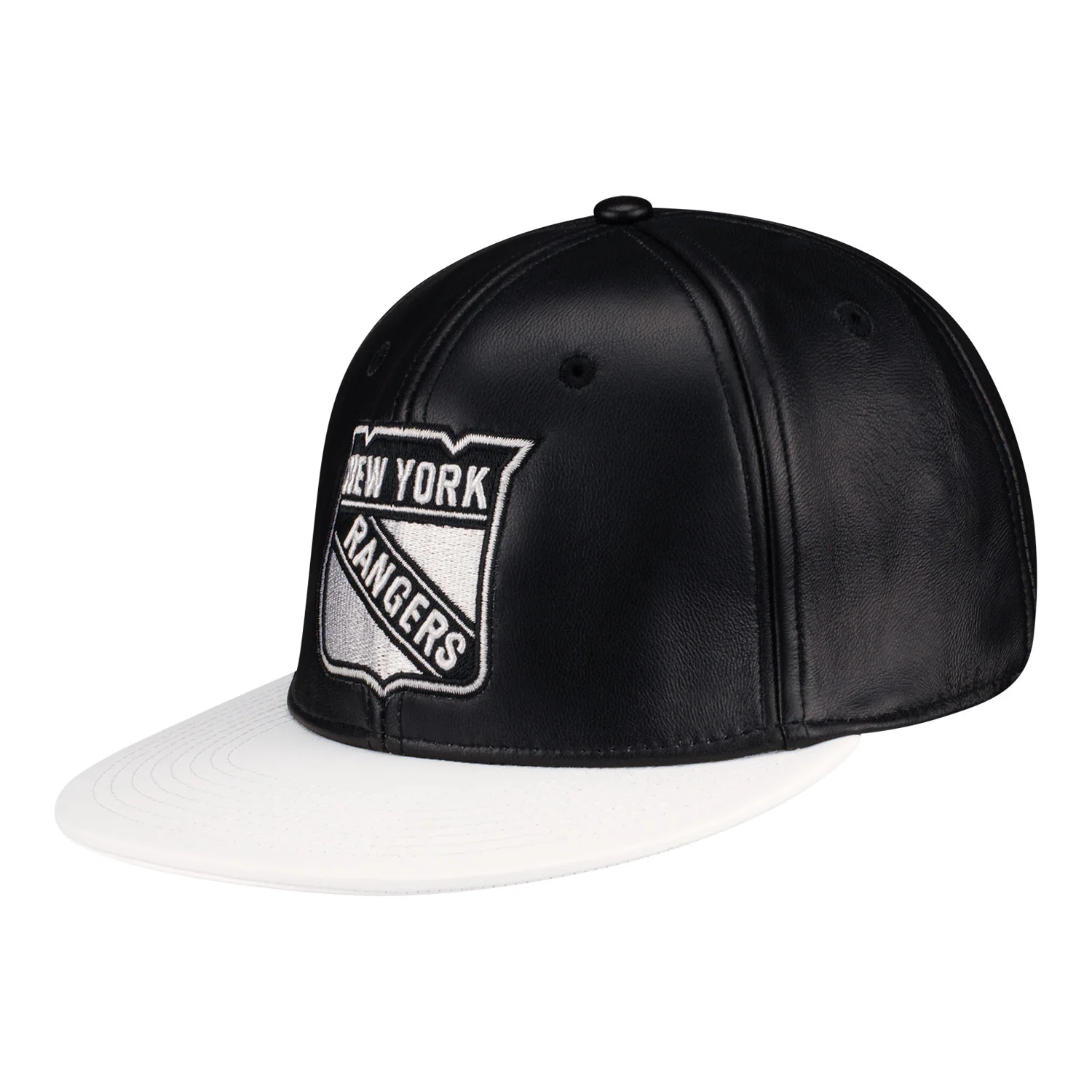 Starter Rangers "Black Ice" One Timer Leather Snapback