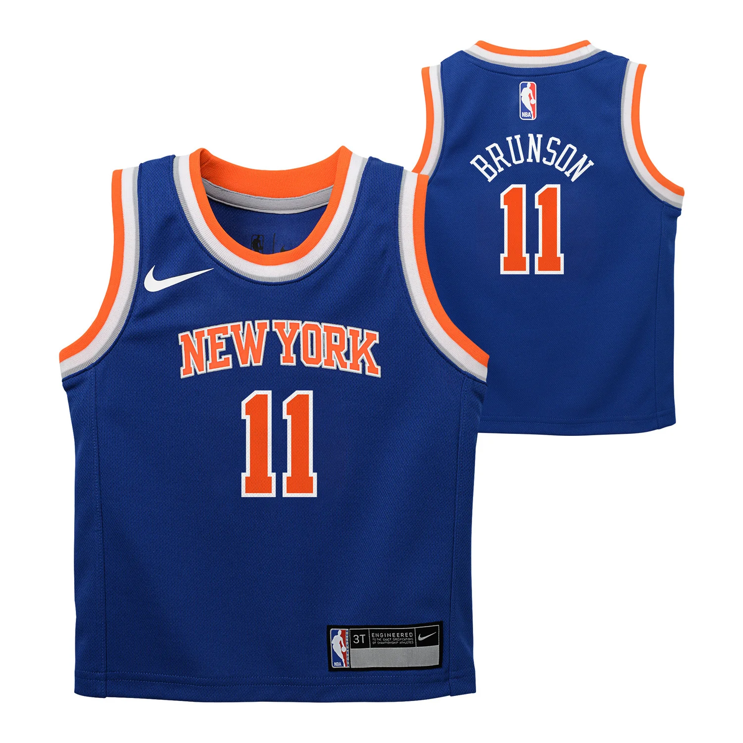 Toddler Knicks Brunson Icon Replica Jersey - Image 3